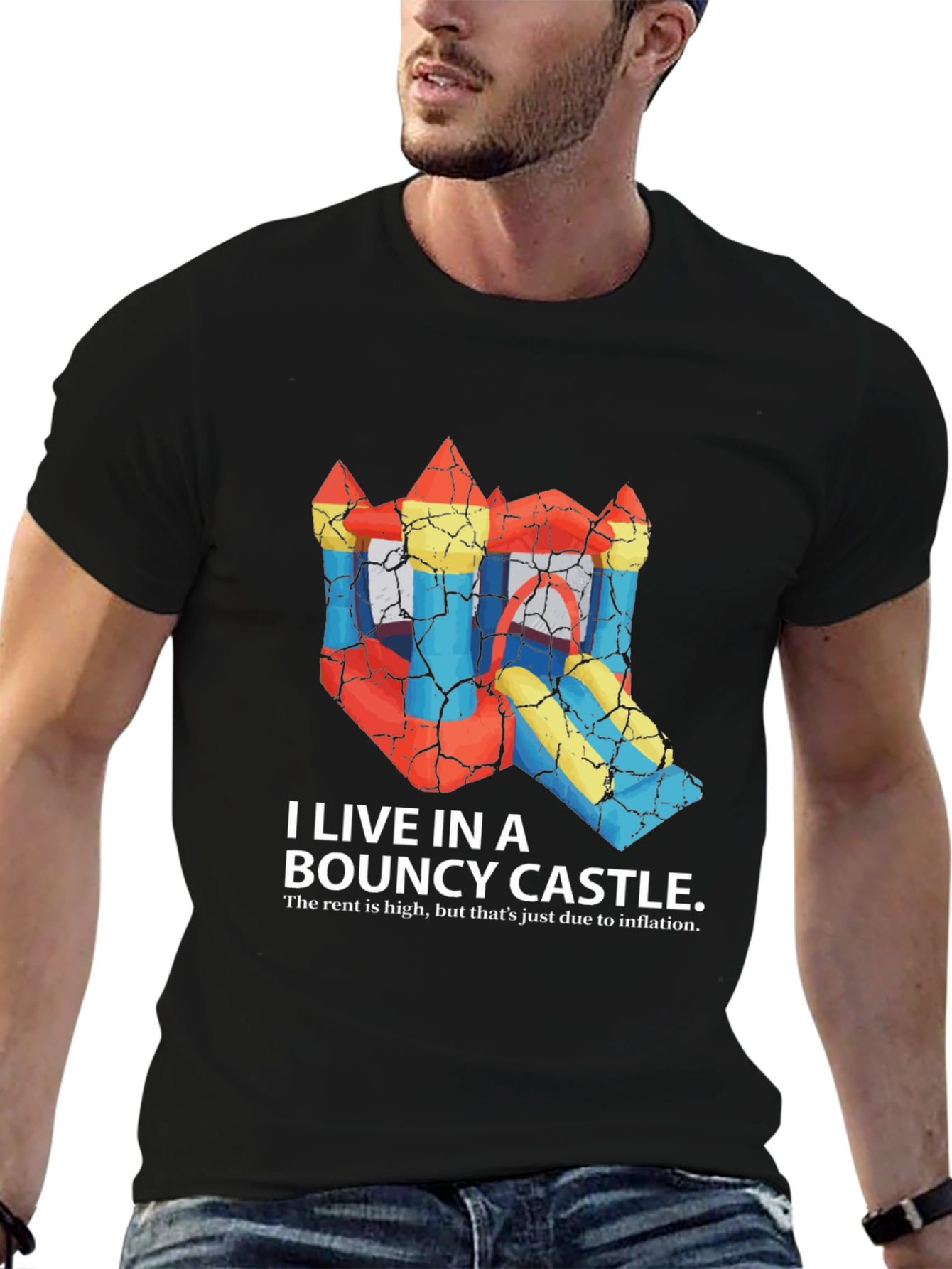 Bouncy Castle T-Shirt - Funny Inflation Tee