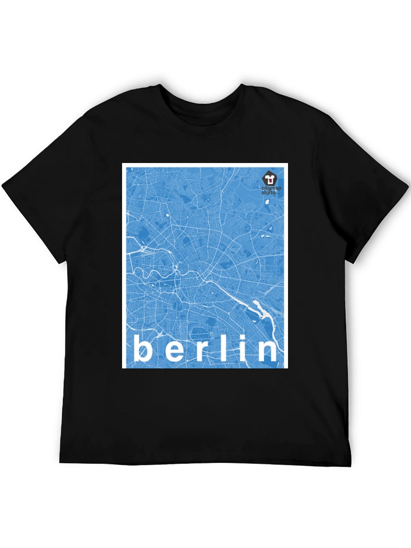 Berlin City Map T-Shirt - Urban Style