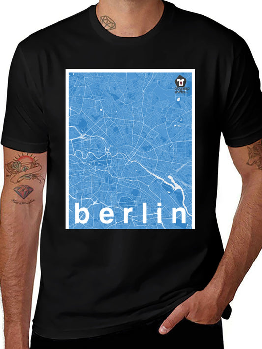 Berlin City Map T-Shirt - Urban Style