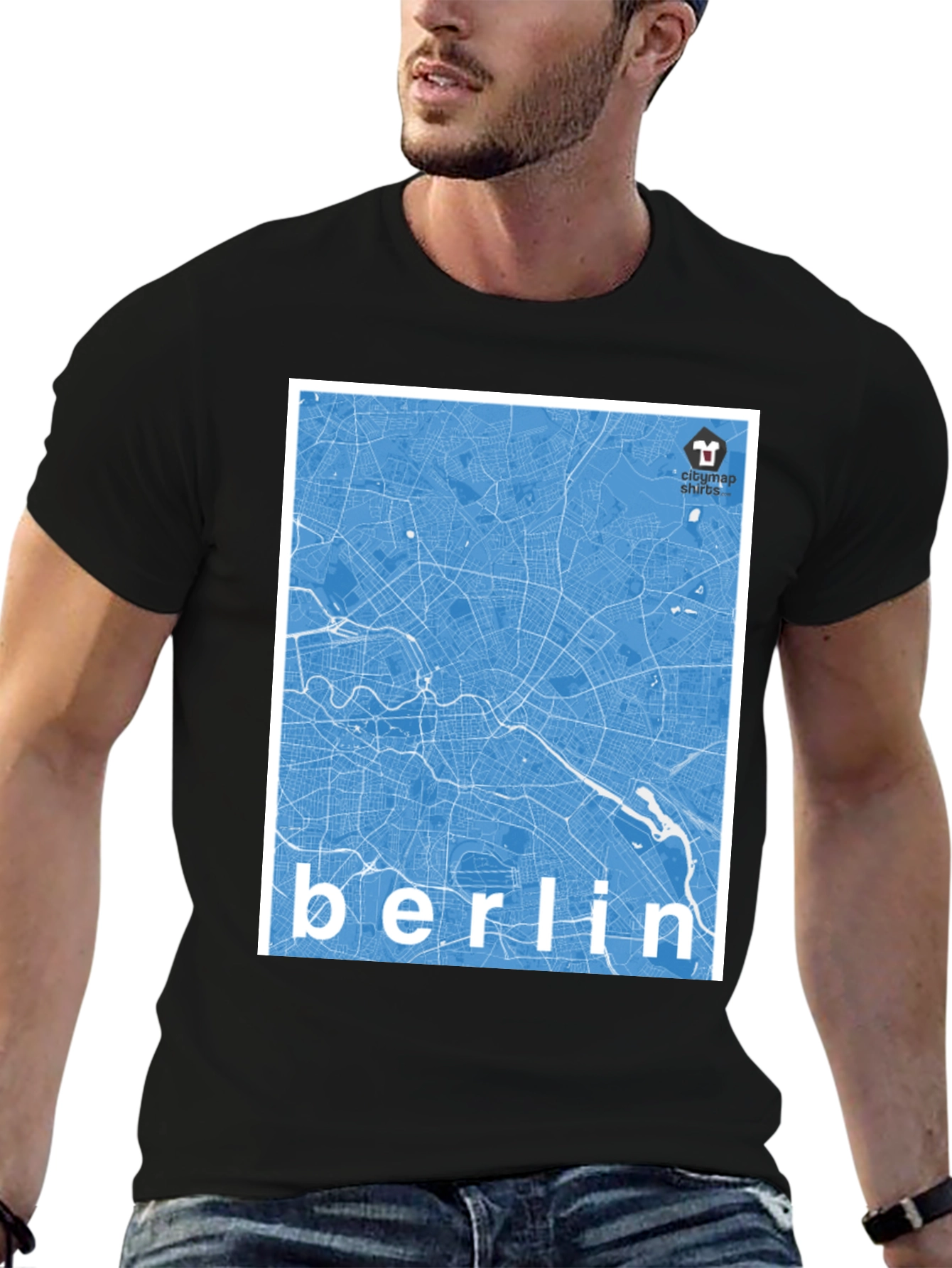 Berlin City Map T-Shirt - Urban Style