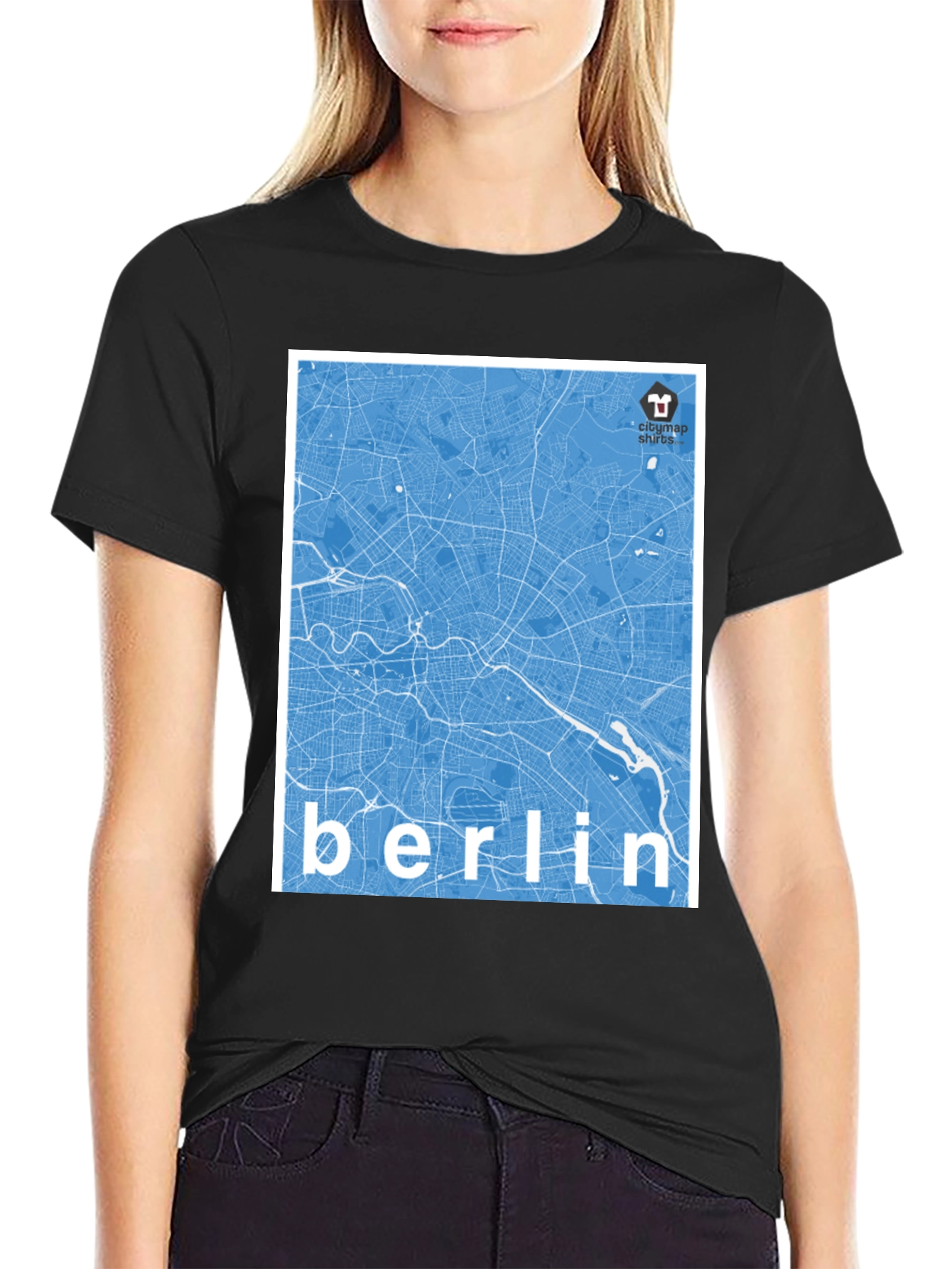 Berlin City Map T-Shirt - Urban Style