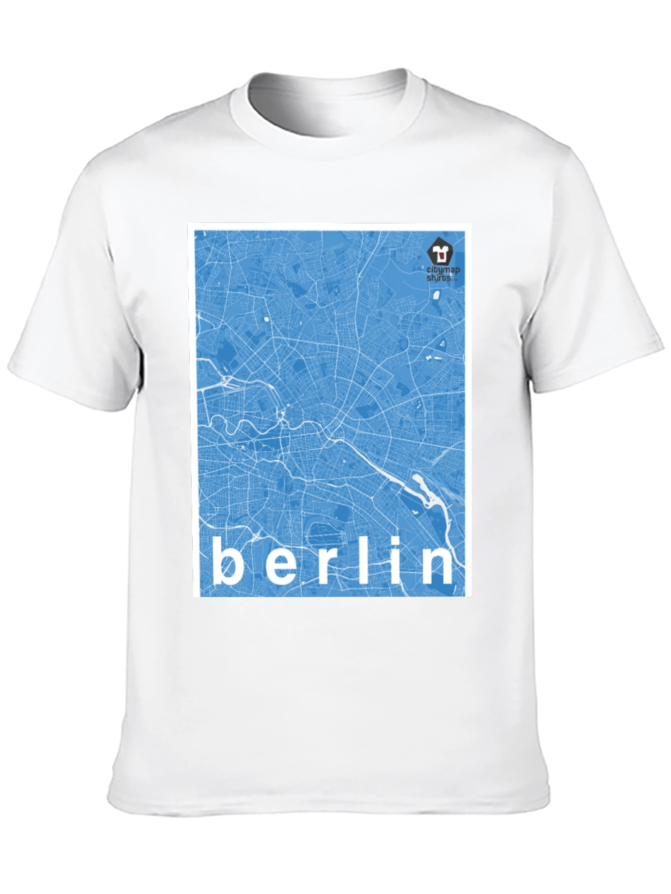 Berlin City Map T-Shirt - Urban Style