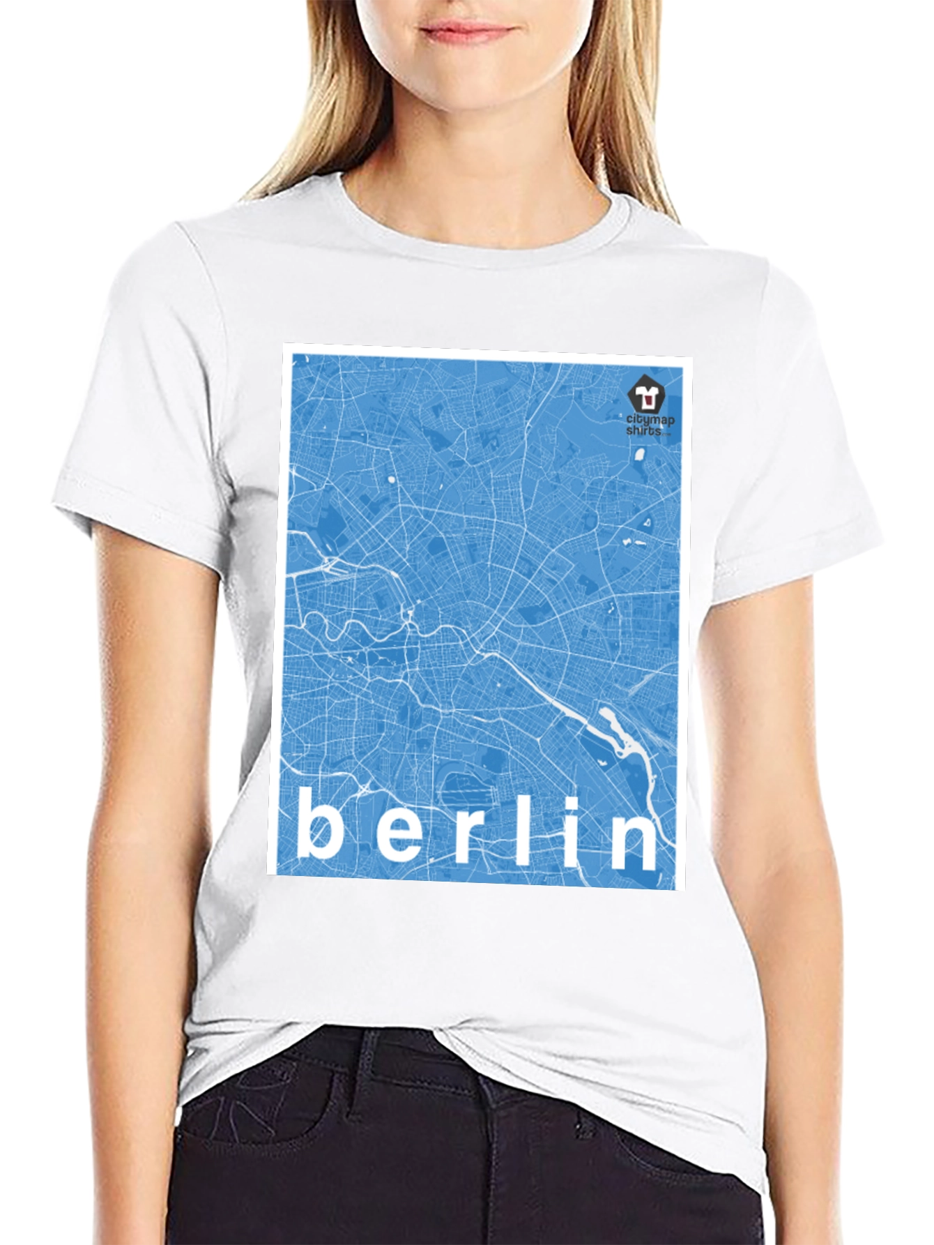 Berlin City Map T-Shirt - Urban Style