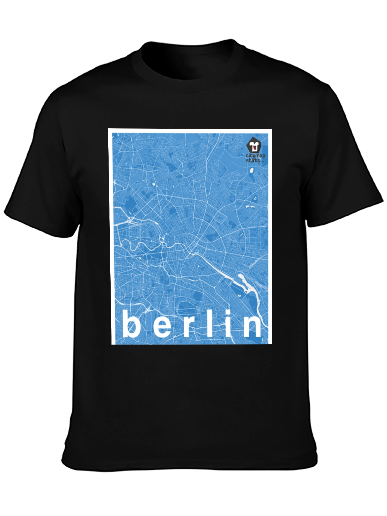 Berlin City Map T-Shirt - Urban Style