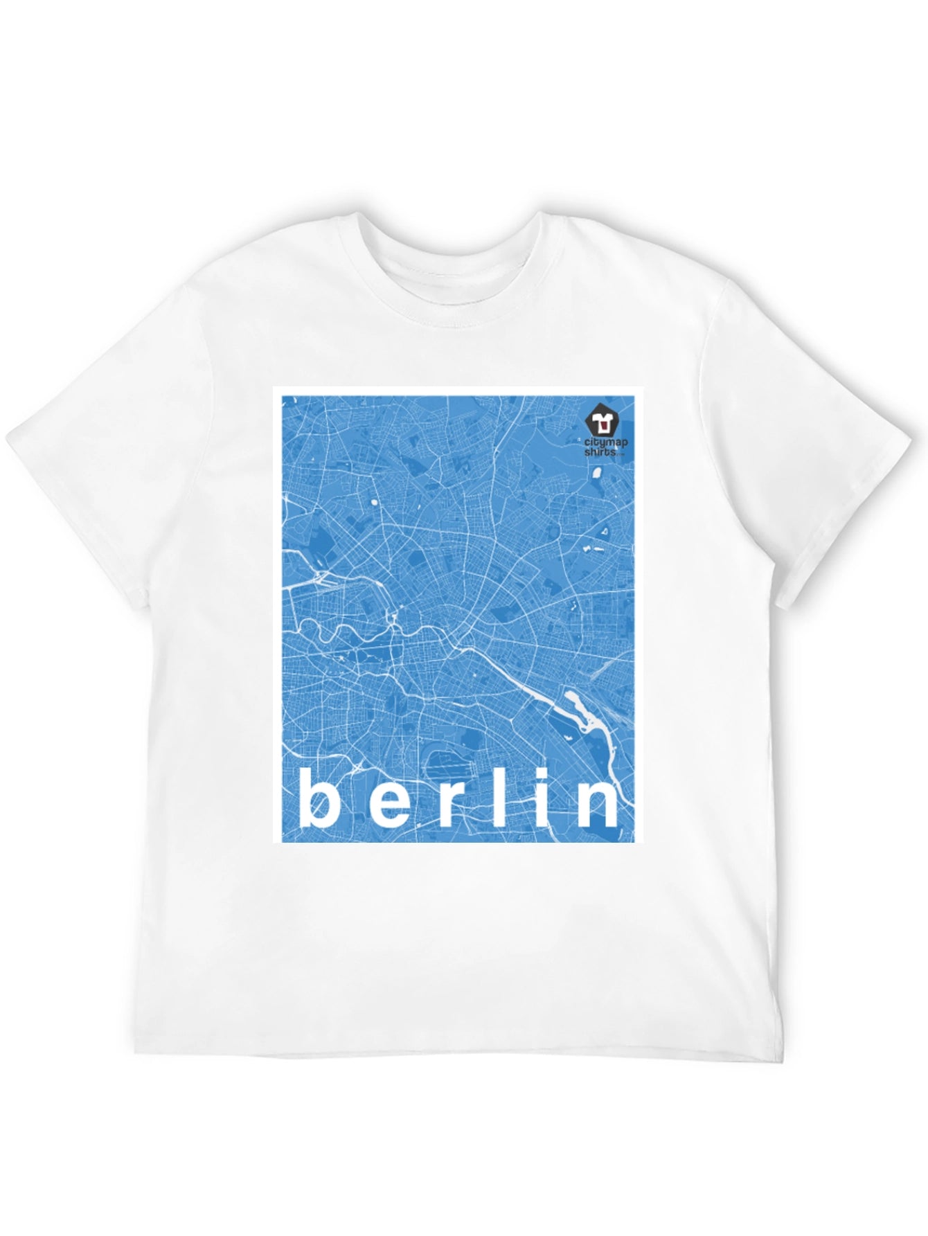 Berlin City Map T-Shirt - Urban Style