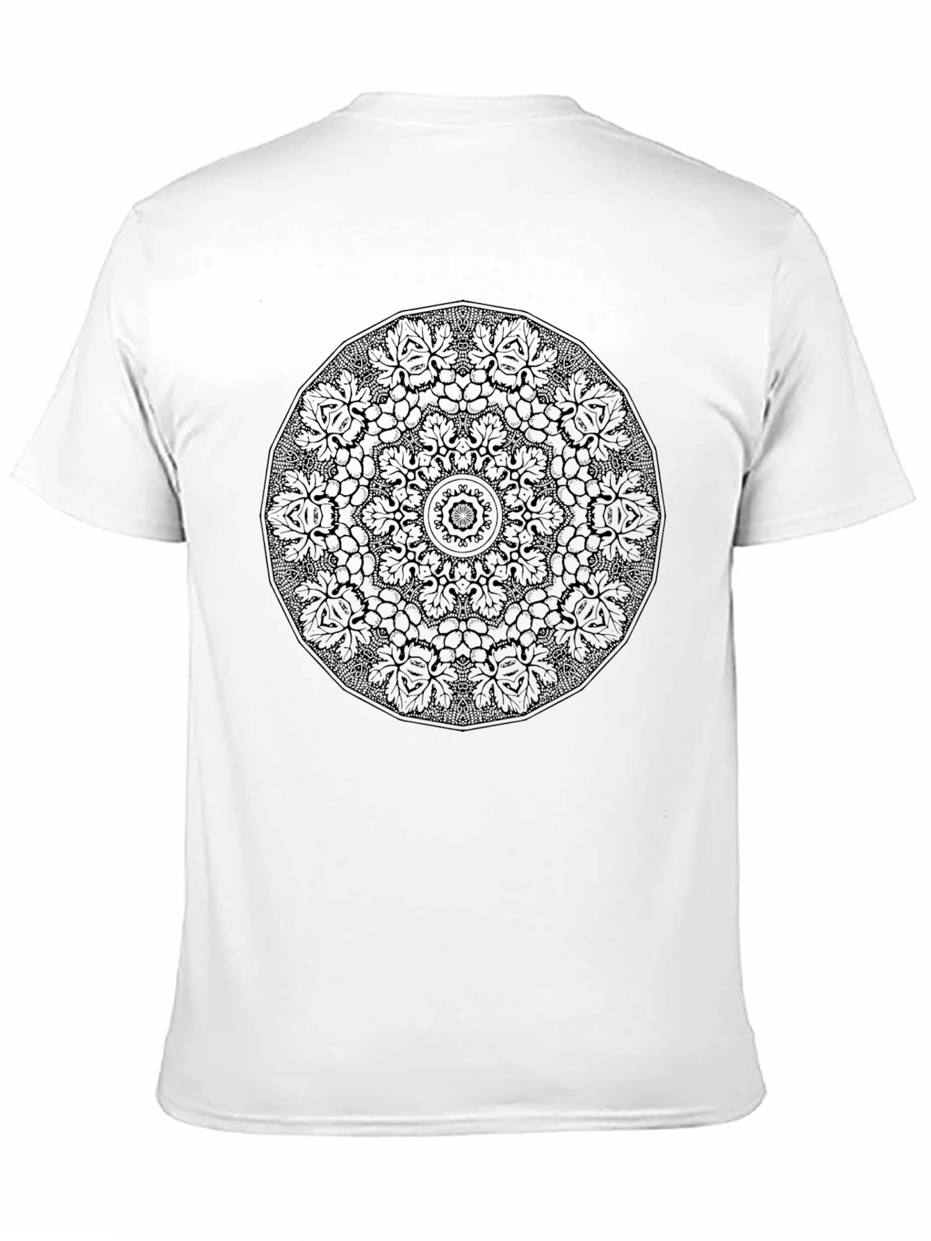 Black Mandala Graphic Tee - Stylish Casual Wear