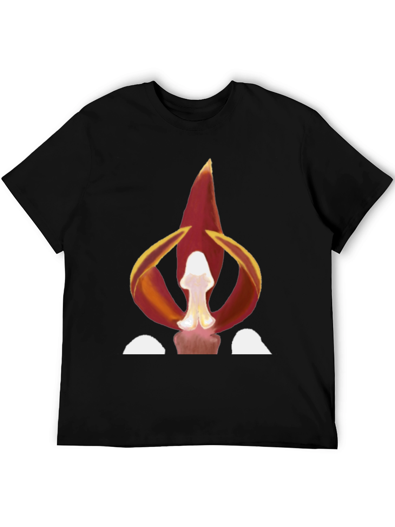 Fiery Bloom Graphic Tee - Bold Statement Shirt