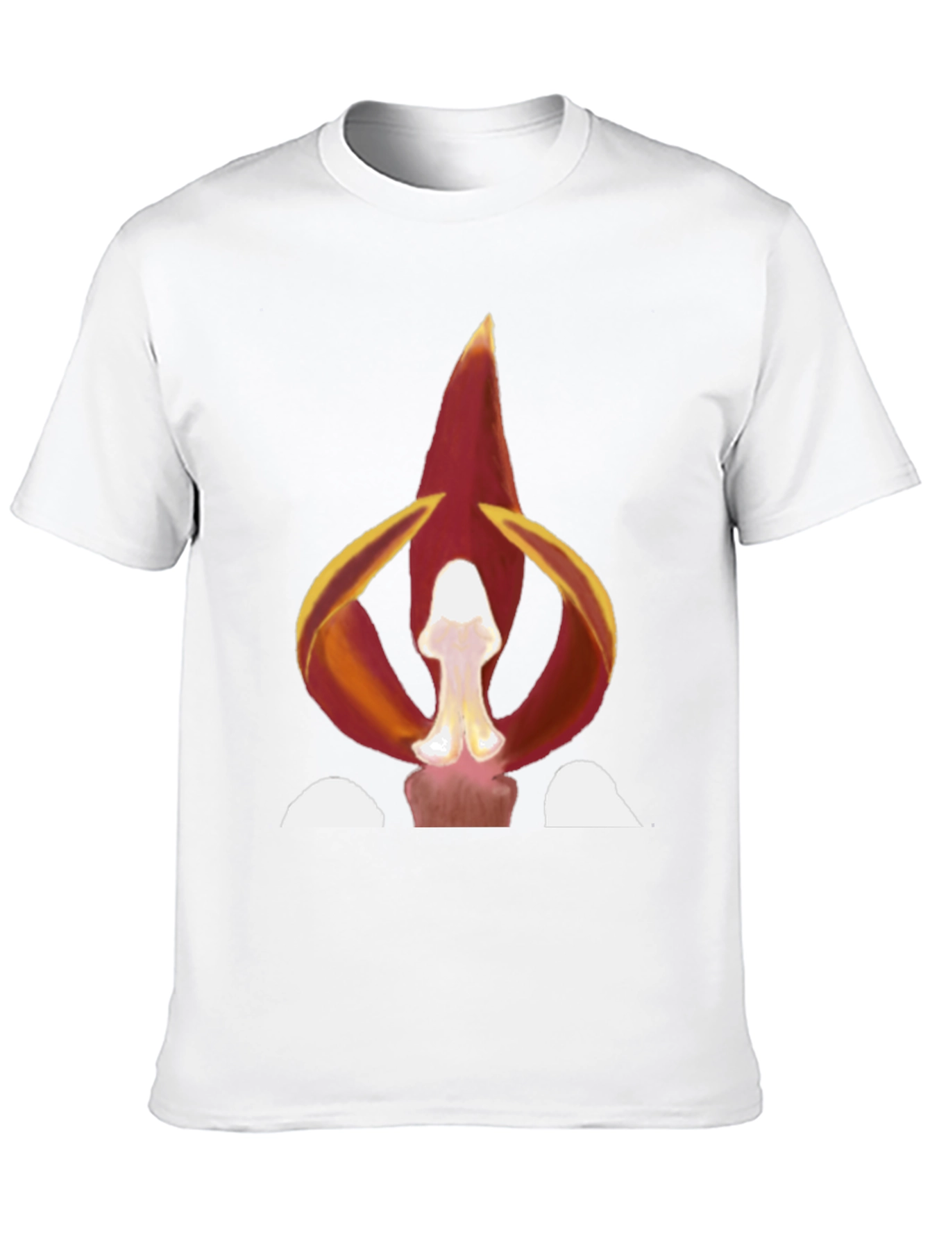 Fiery Bloom Graphic Tee - Bold Statement Shirt