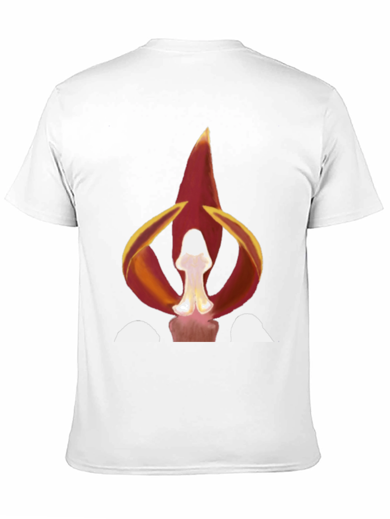 Fiery Bloom Graphic Tee - Bold Statement Shirt