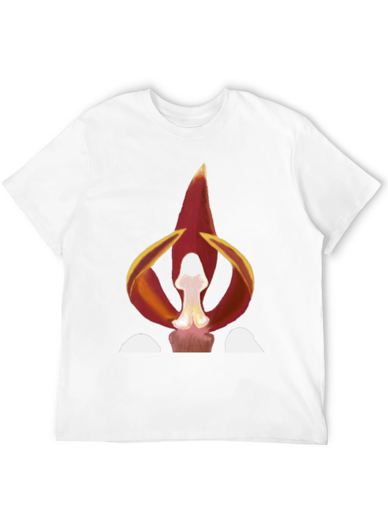 Fiery Bloom Graphic Tee - Bold Statement Shirt