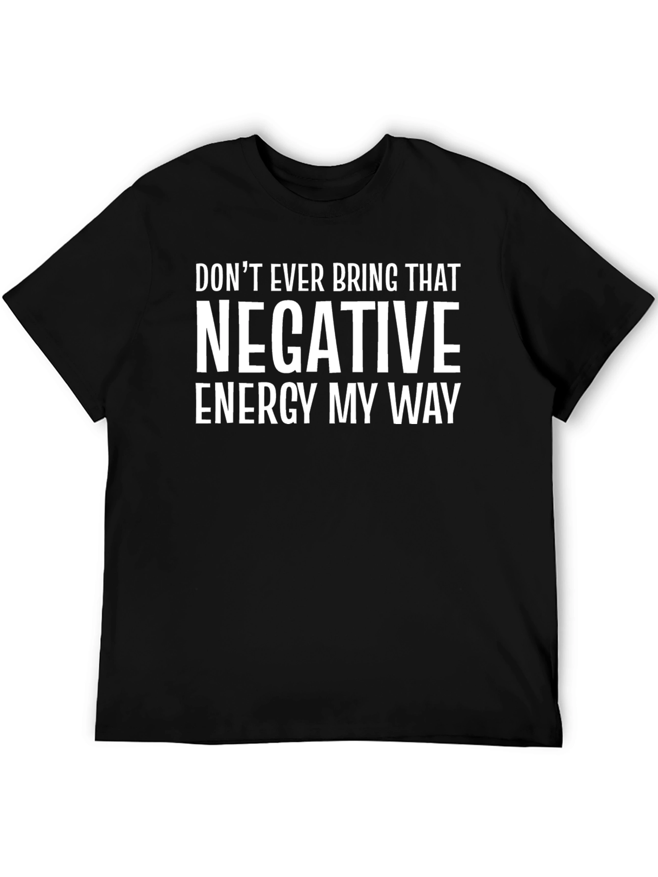 Negative Energy Graphic Tee - Mens Black