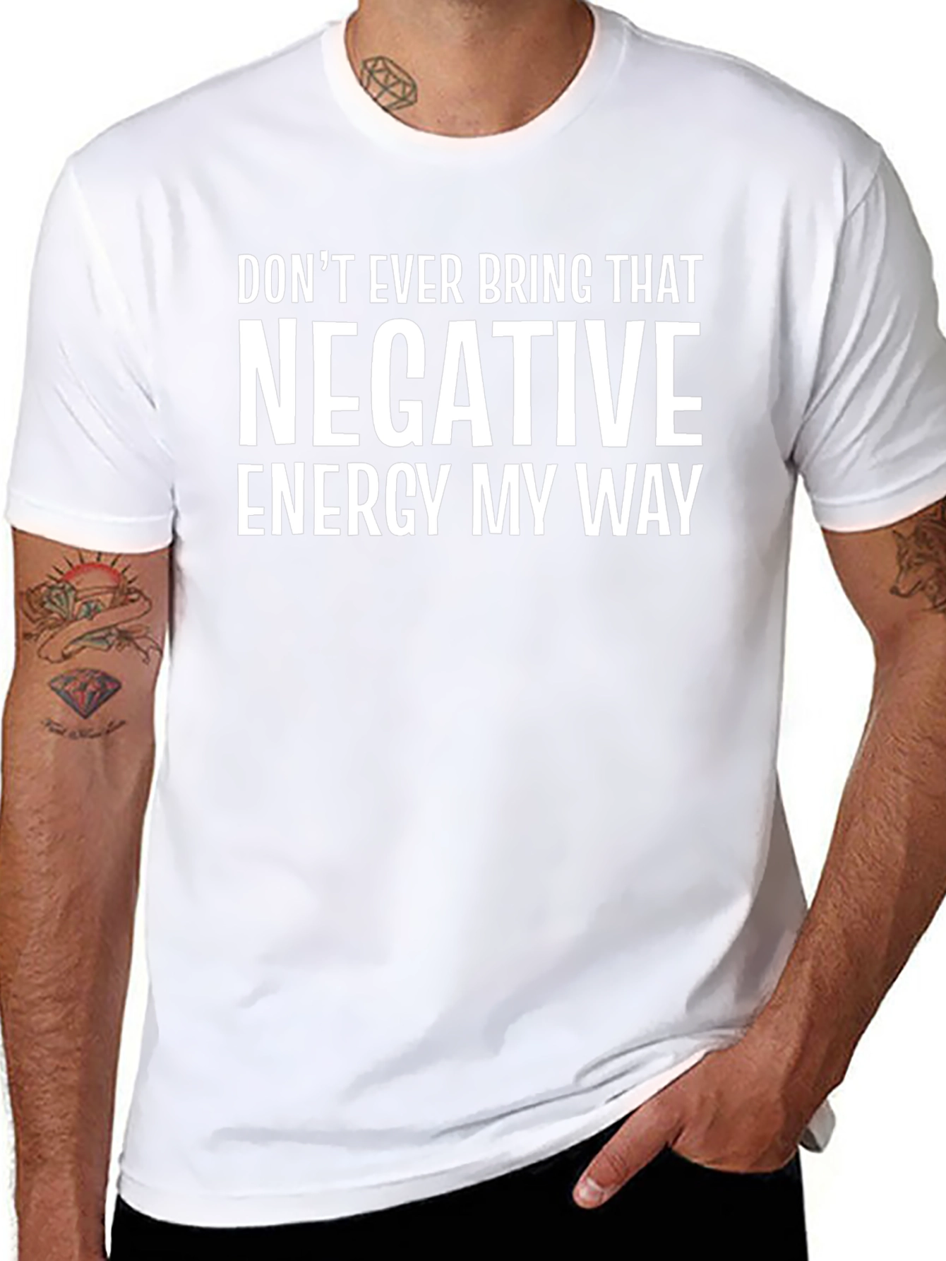 Negative Energy Graphic Tee - Mens Black