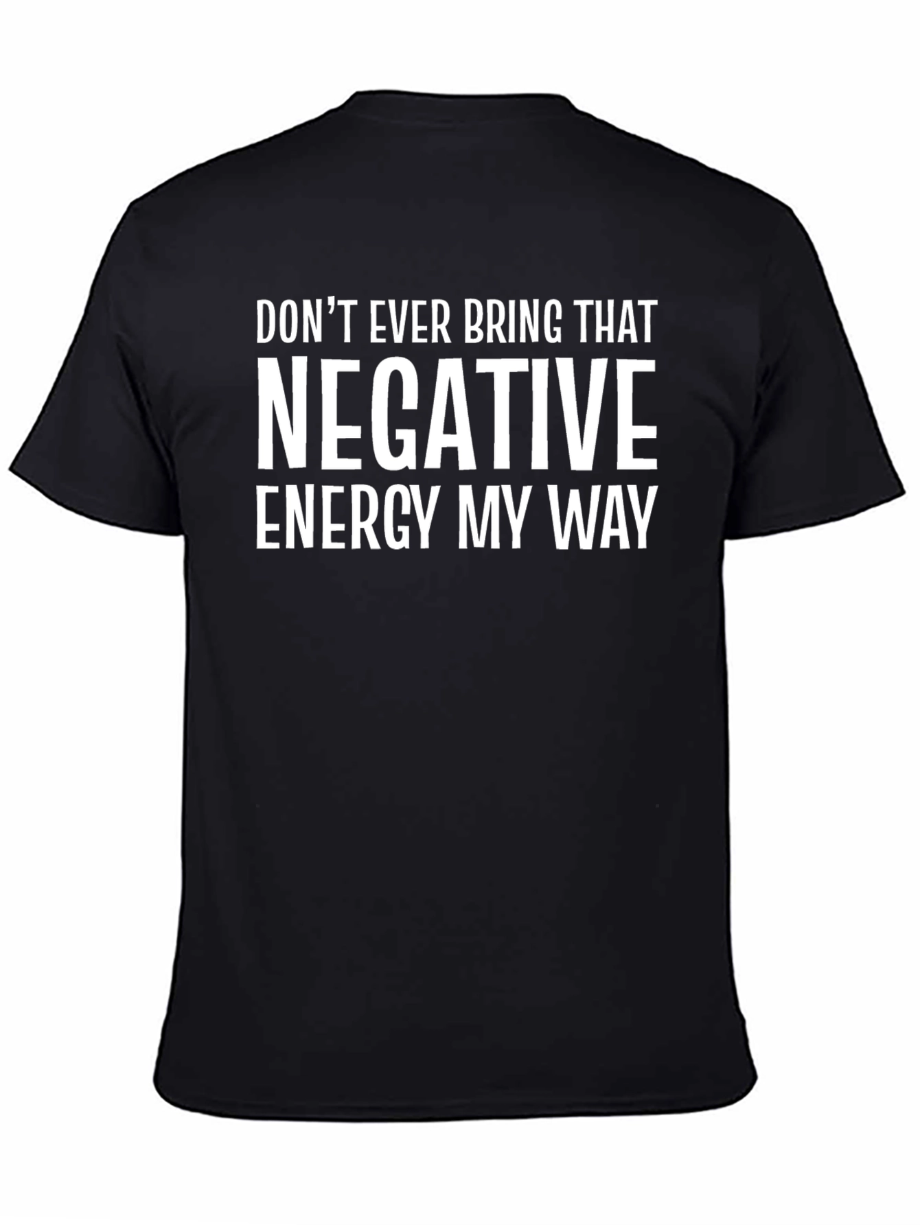 Negative Energy Graphic Tee - Mens Black