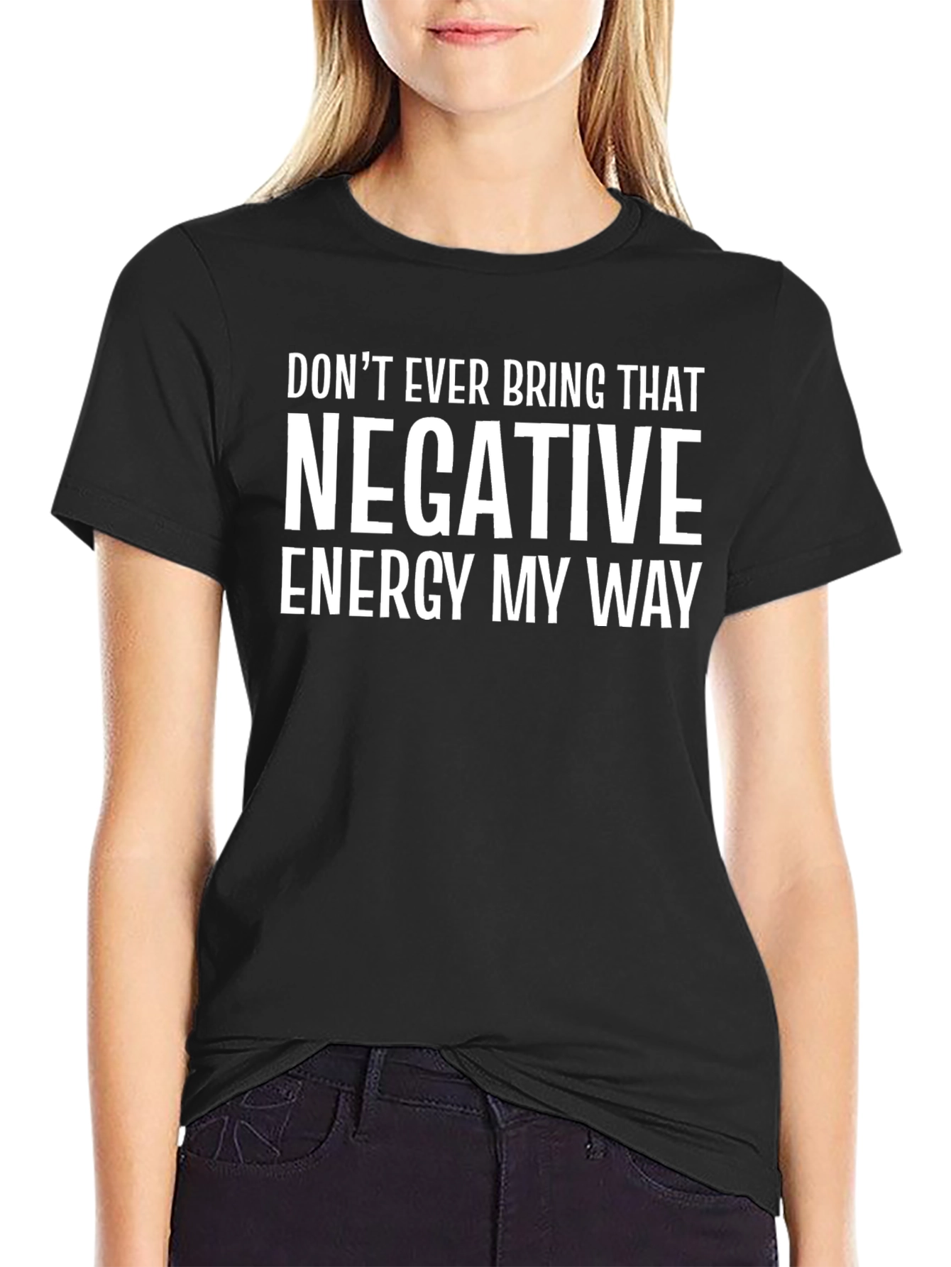 Negative Energy Graphic Tee - Mens Black