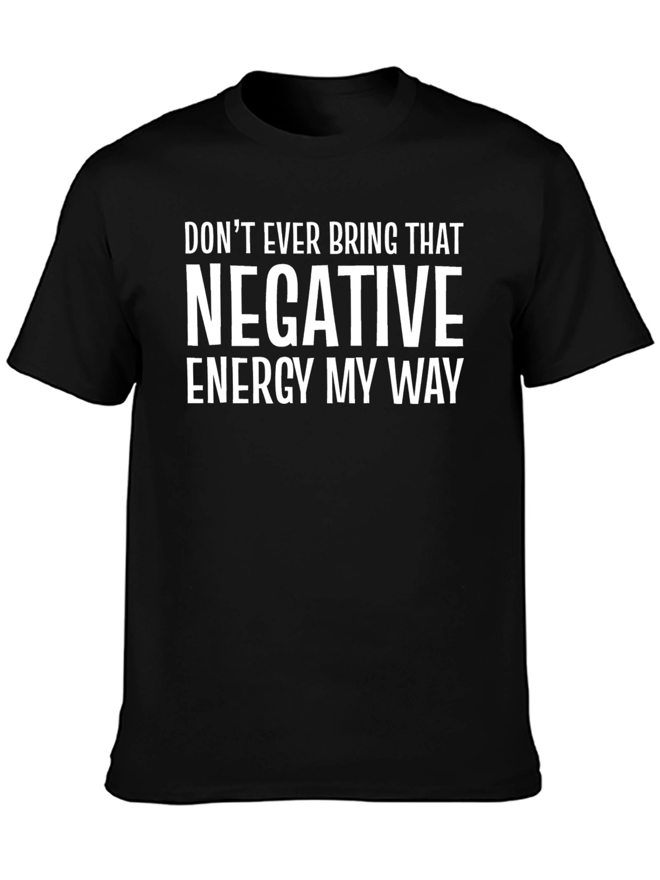 Negative Energy Graphic Tee - Mens Black