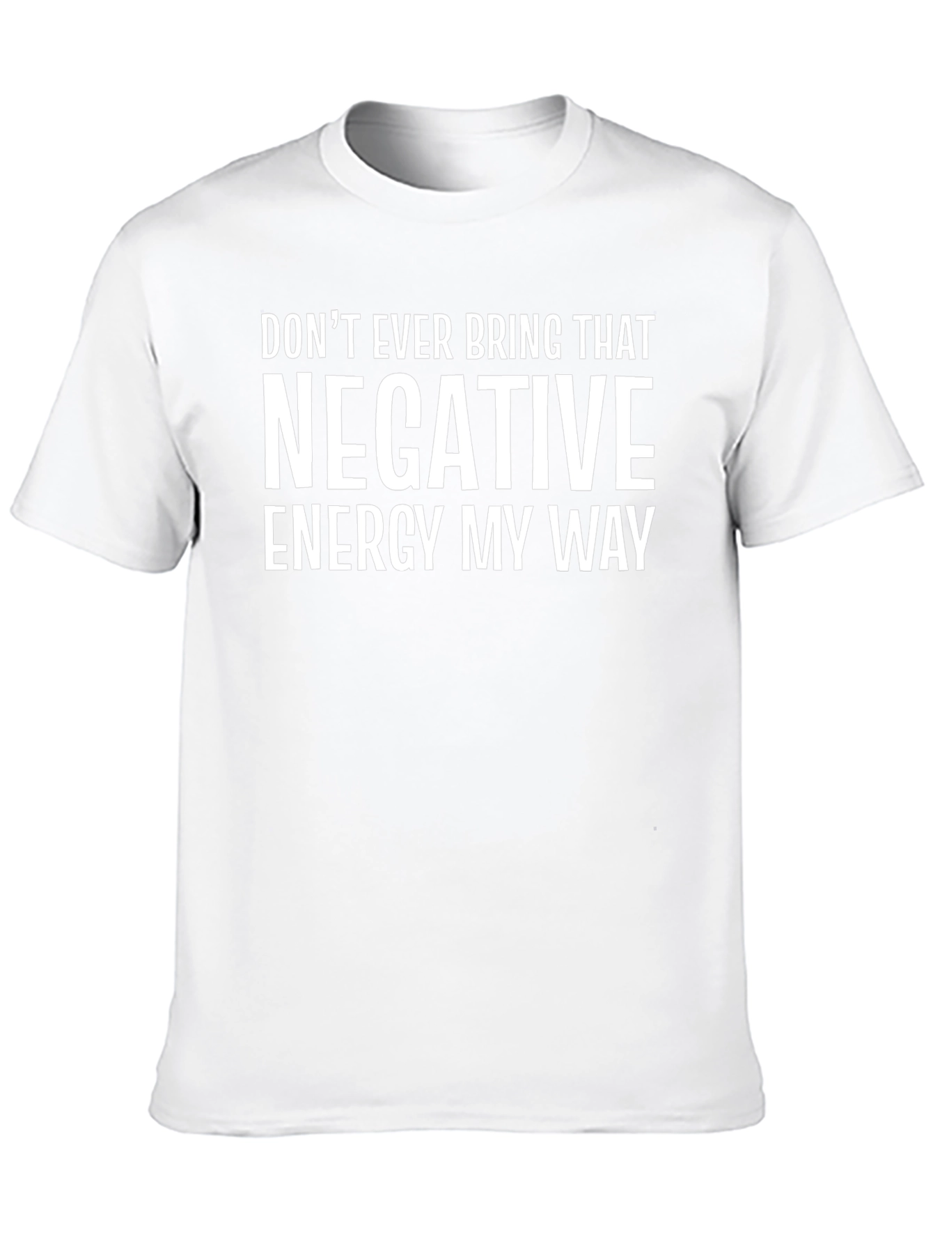 Negative Energy Graphic Tee - Mens Black