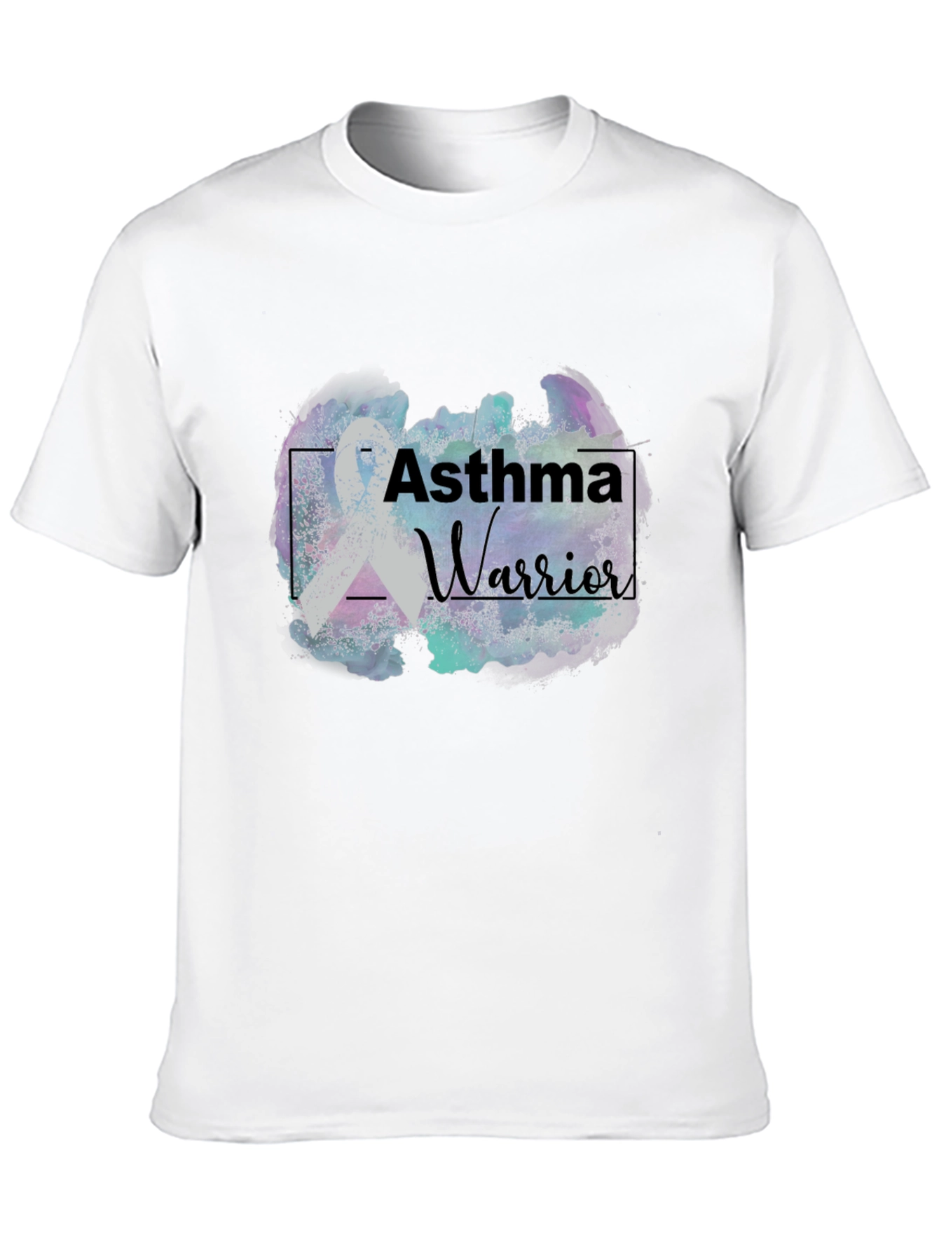 Asthma Warrior T-Shirt Black Graphic Tee