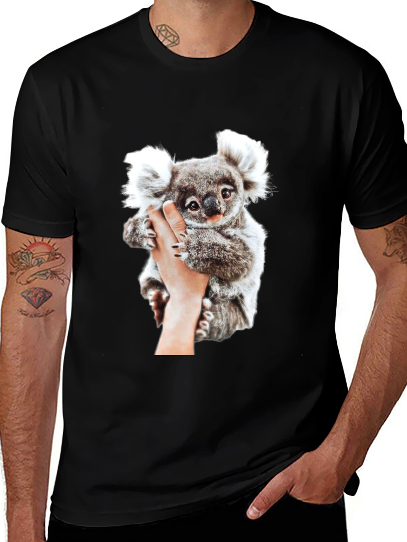 Koala Bear Graphic Tee - Soft Cotton Comfort