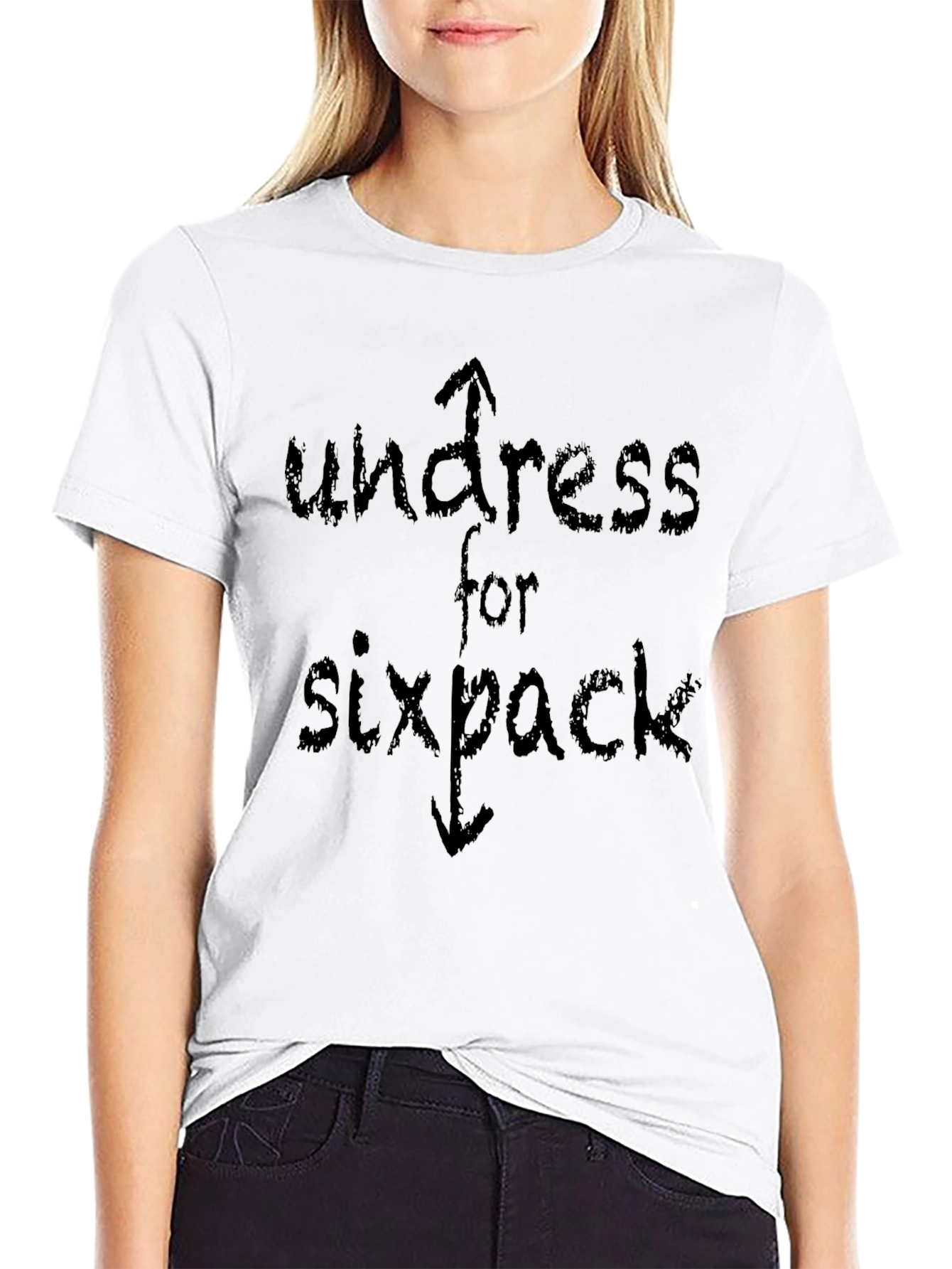 Undress for Sixpack Graphic T-Shirt