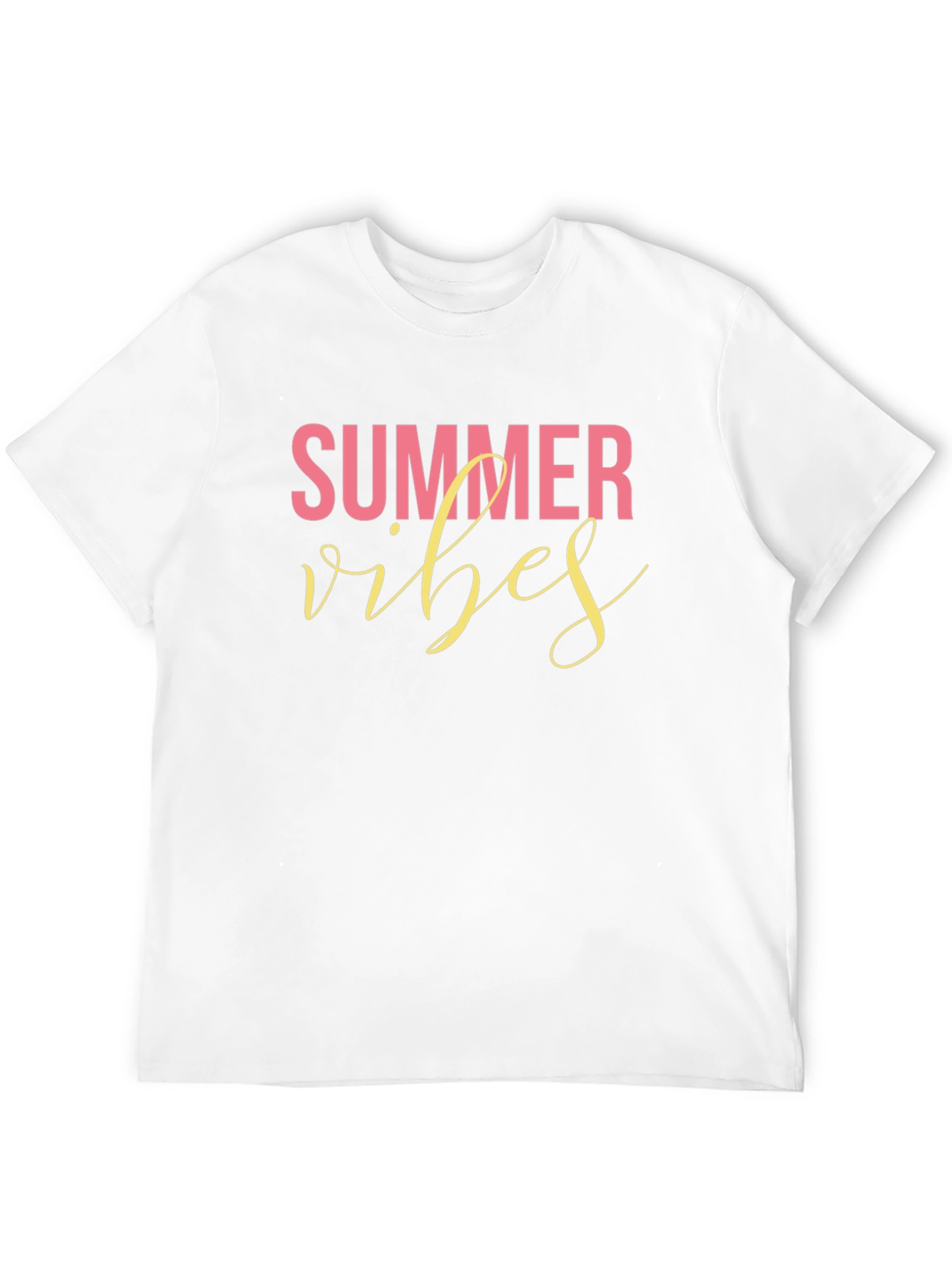 Summer Vibes Black T-Shirt