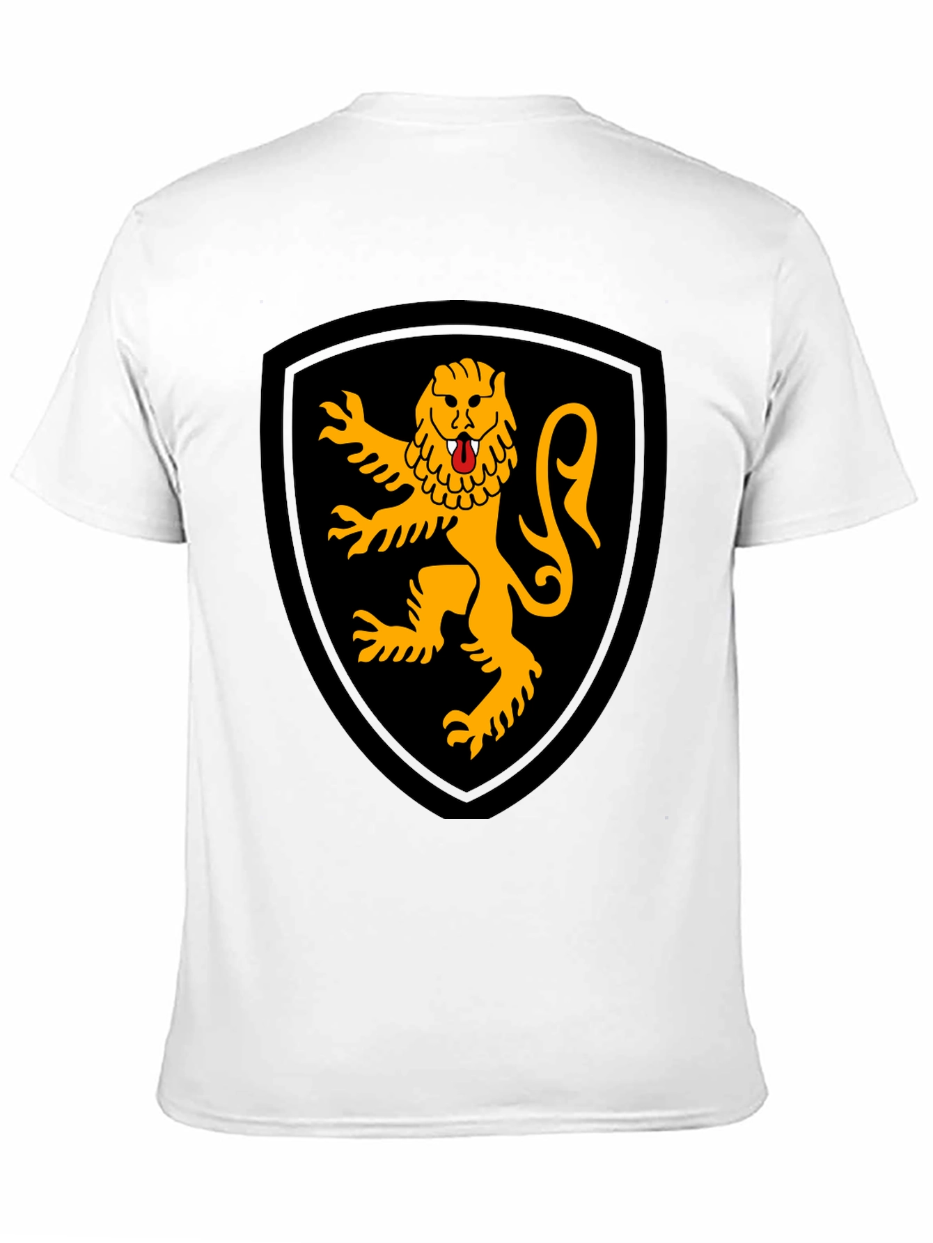 Heraldic Lion Black T-Shirt