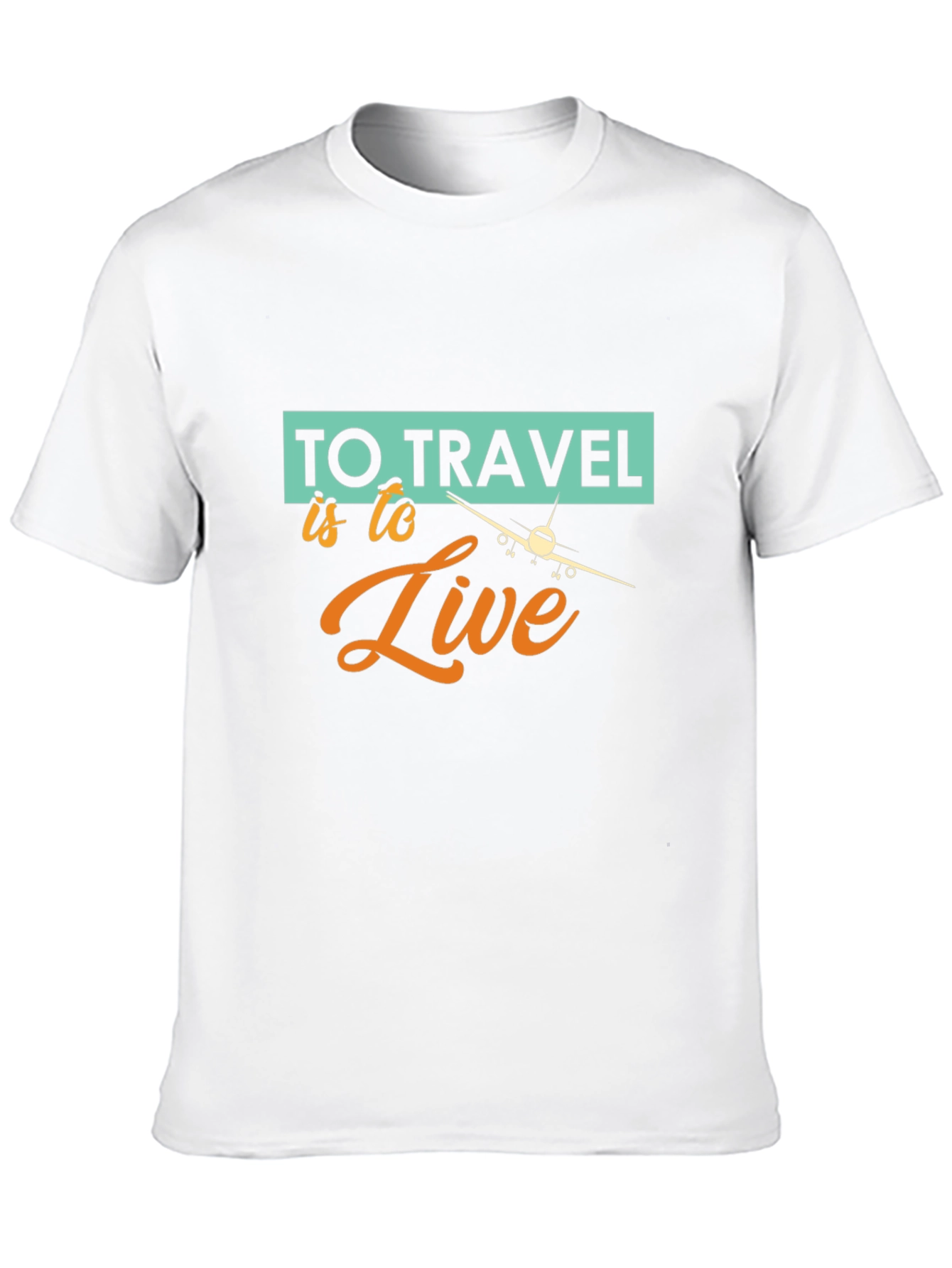 Travel is to Live T-Shirt - Black Graphic Tee