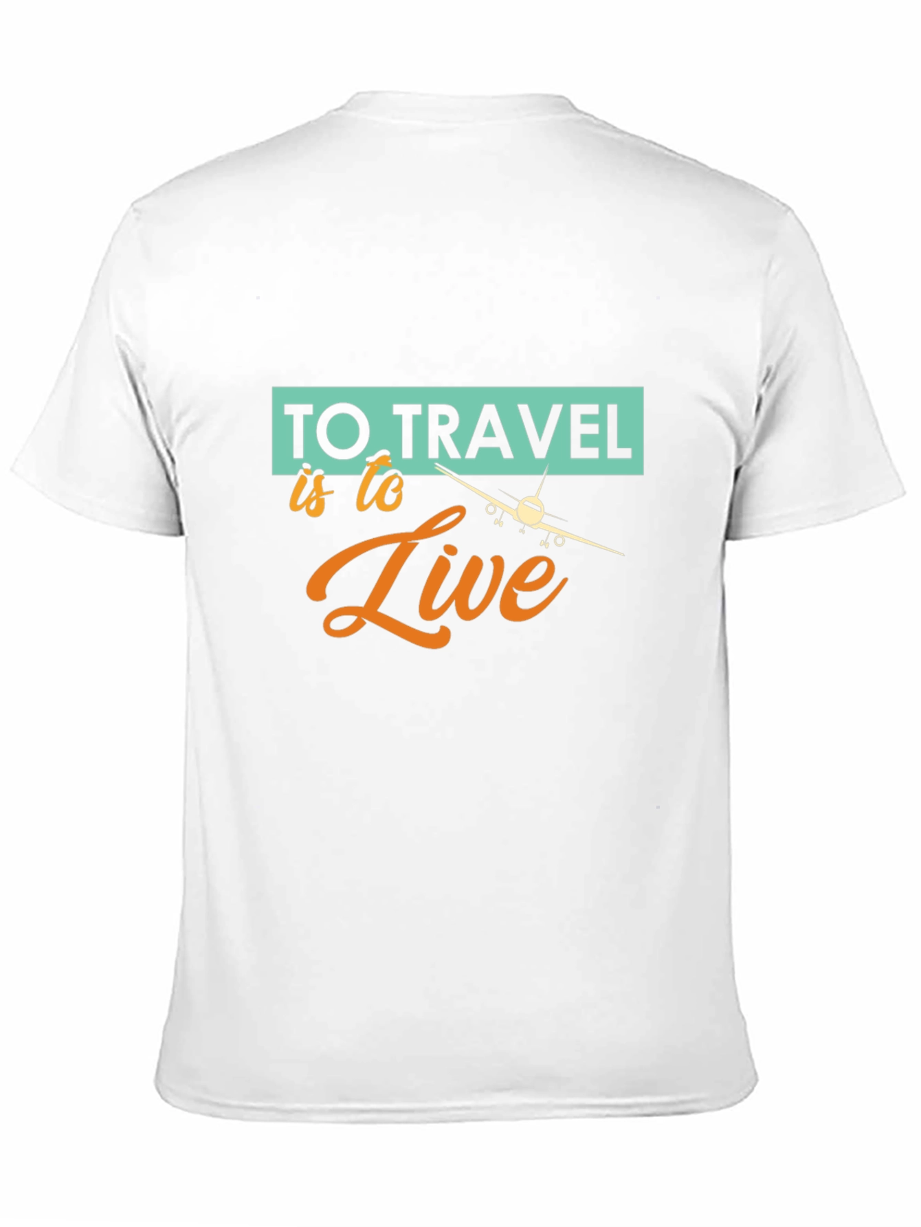 Travel is to Live T-Shirt - Black Graphic Tee