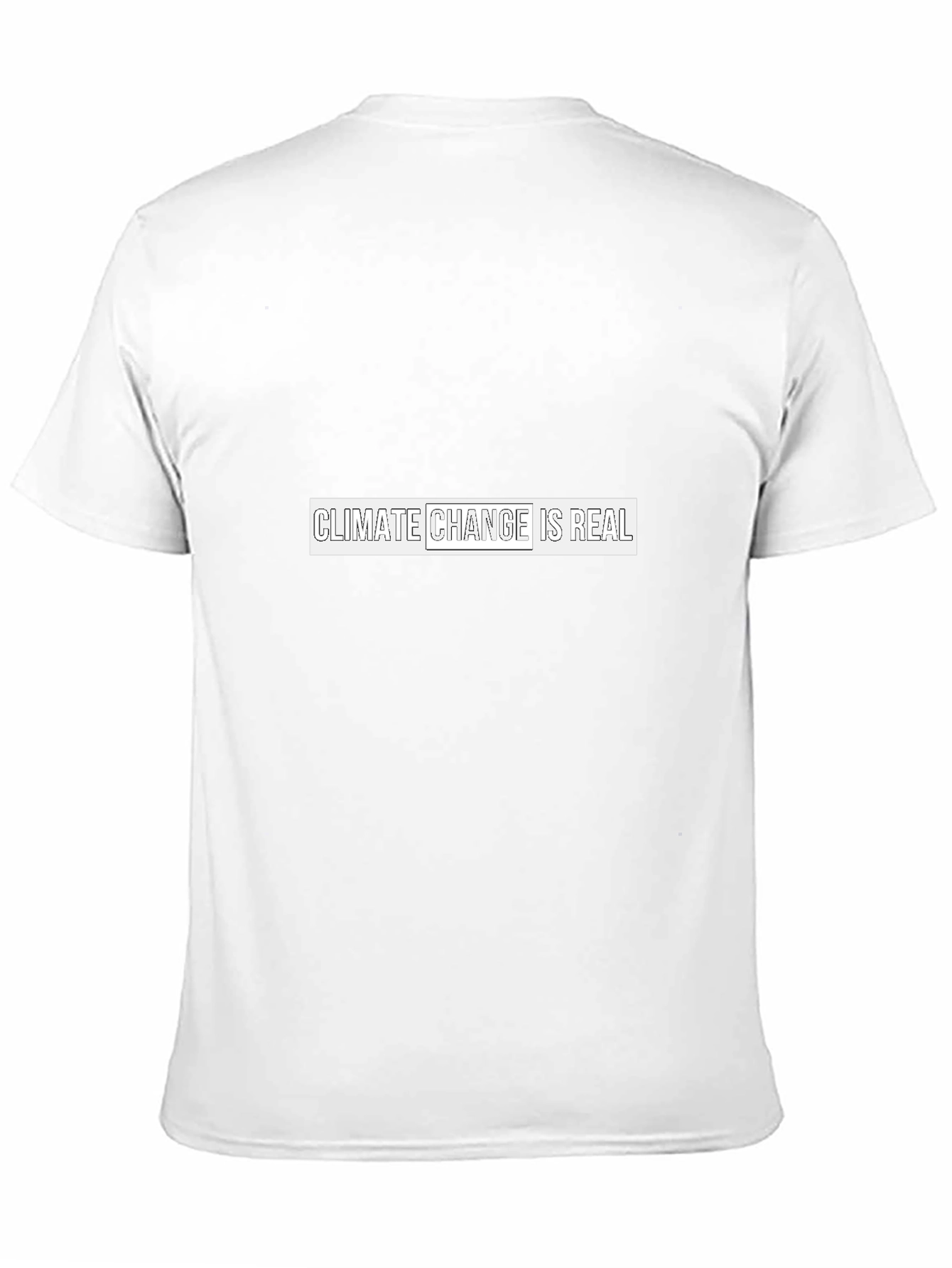 Climate Change is Real Black T-Shirt