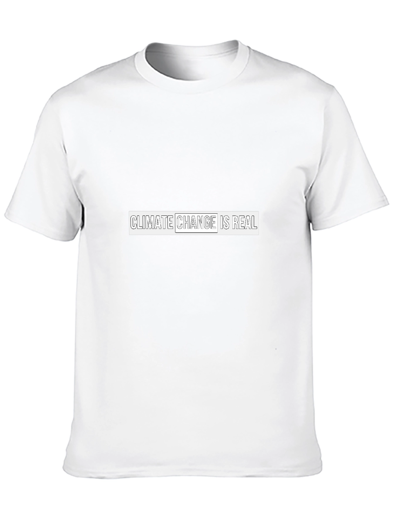 Climate Change is Real Black T-Shirt