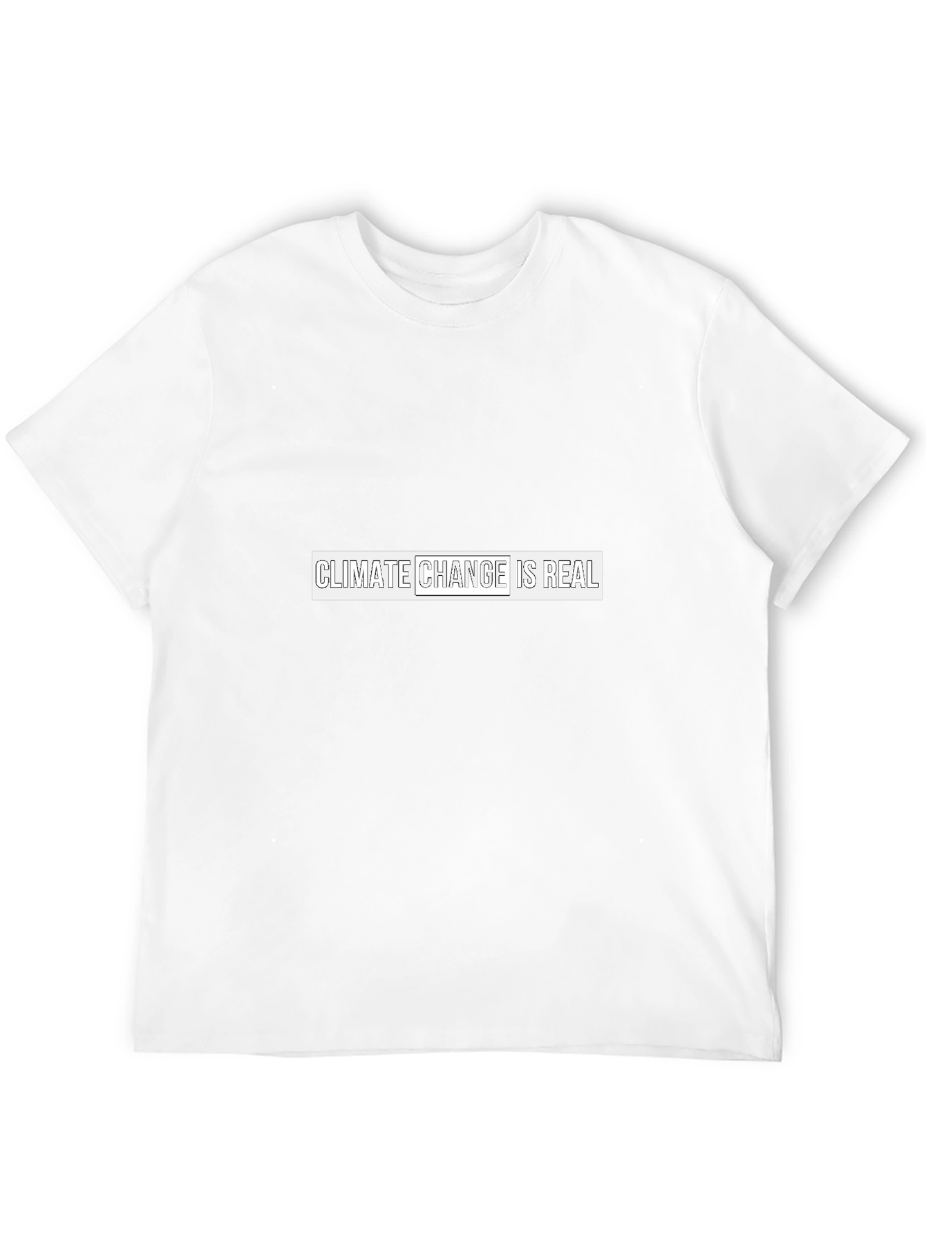Climate Change is Real Black T-Shirt
