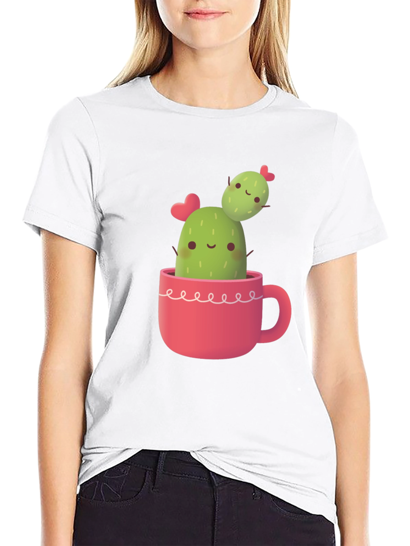 Cactus Love T-Shirt - Cute Kawaii Style