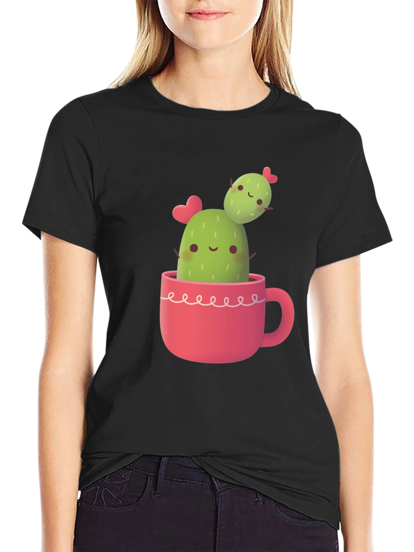 Cactus Love T-Shirt - Cute Kawaii Style