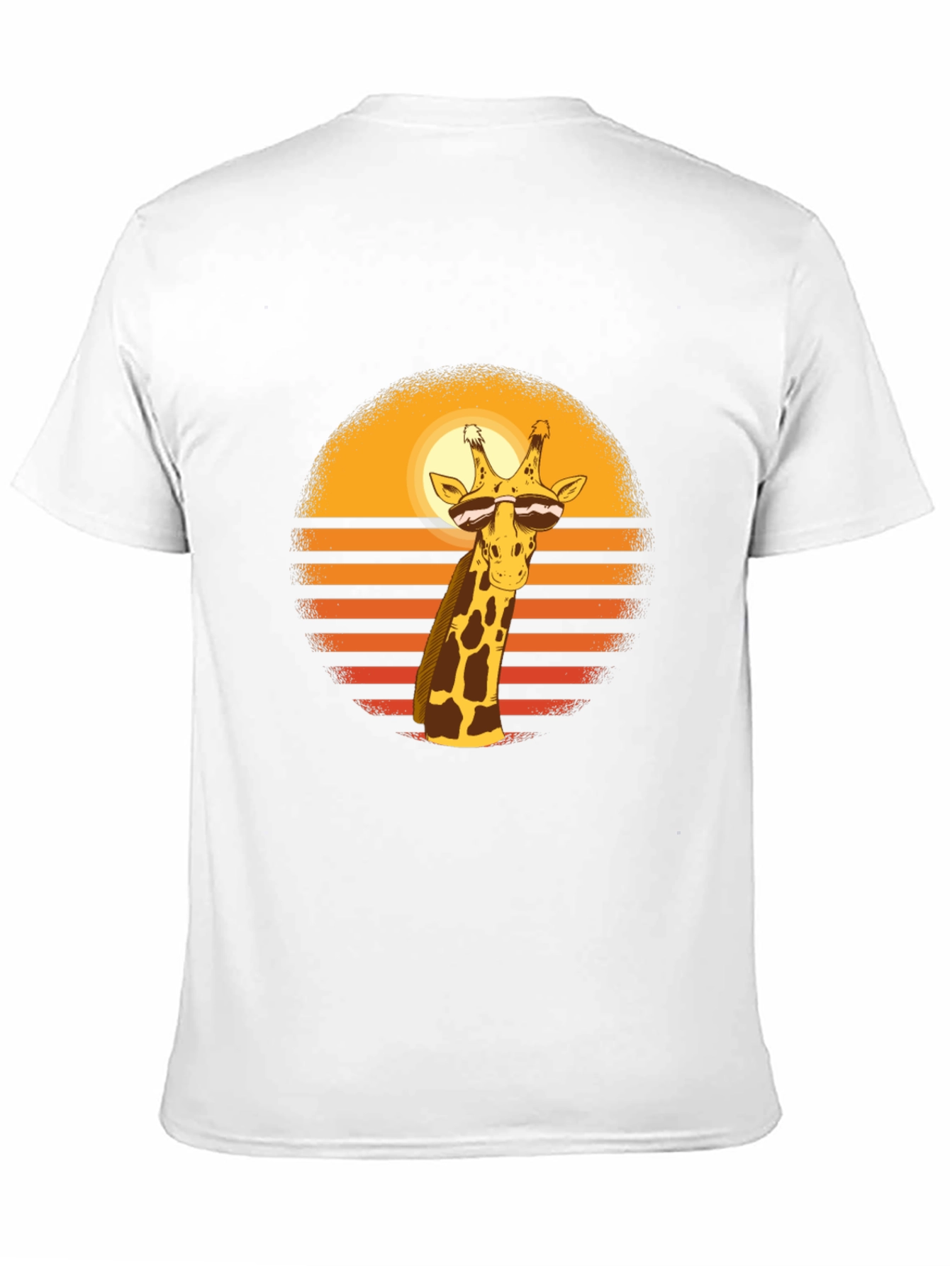 Cool Giraffe Sunset T-Shirt