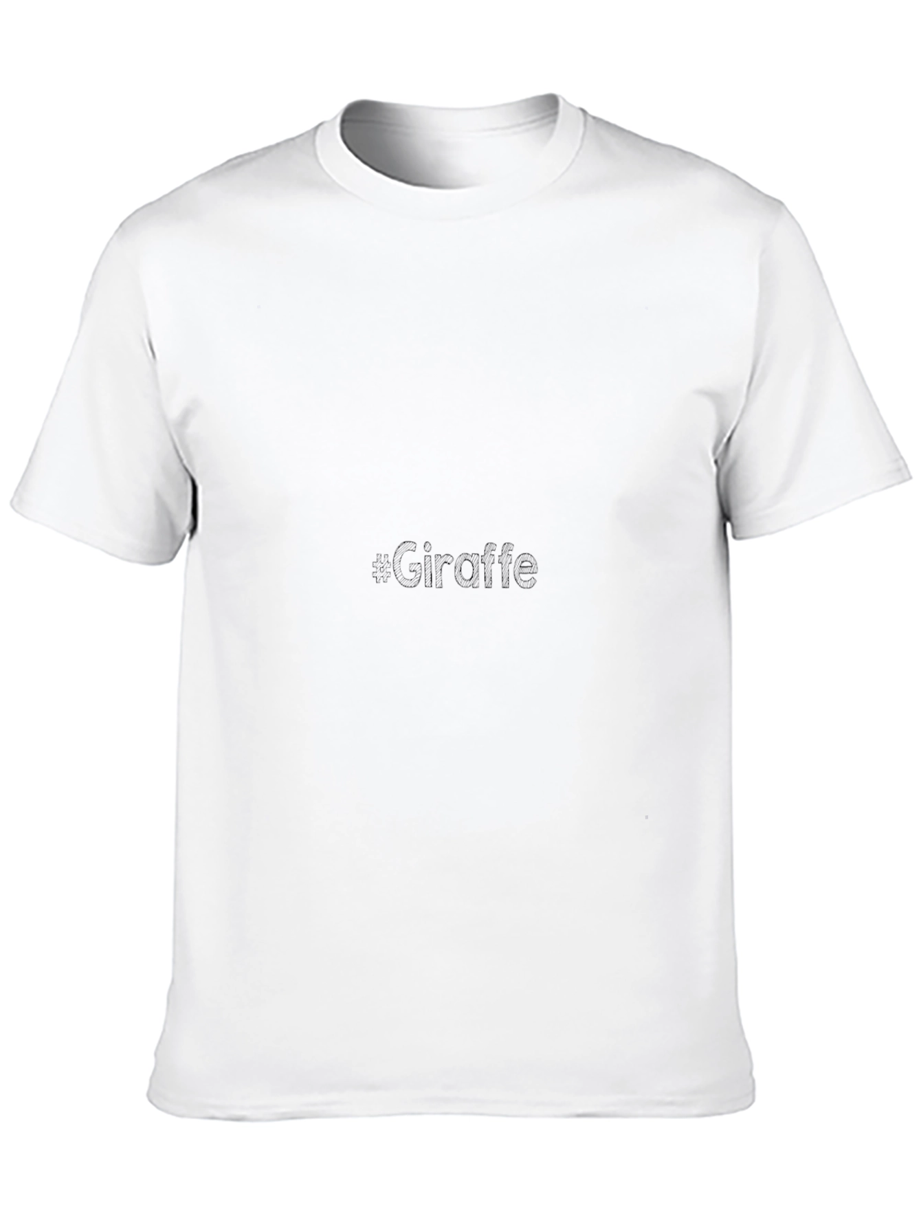 Mens Solid Black Casual T-Shirt