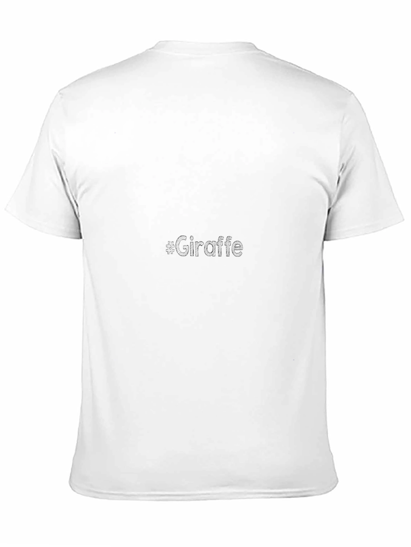 Mens Solid Black Casual T-Shirt