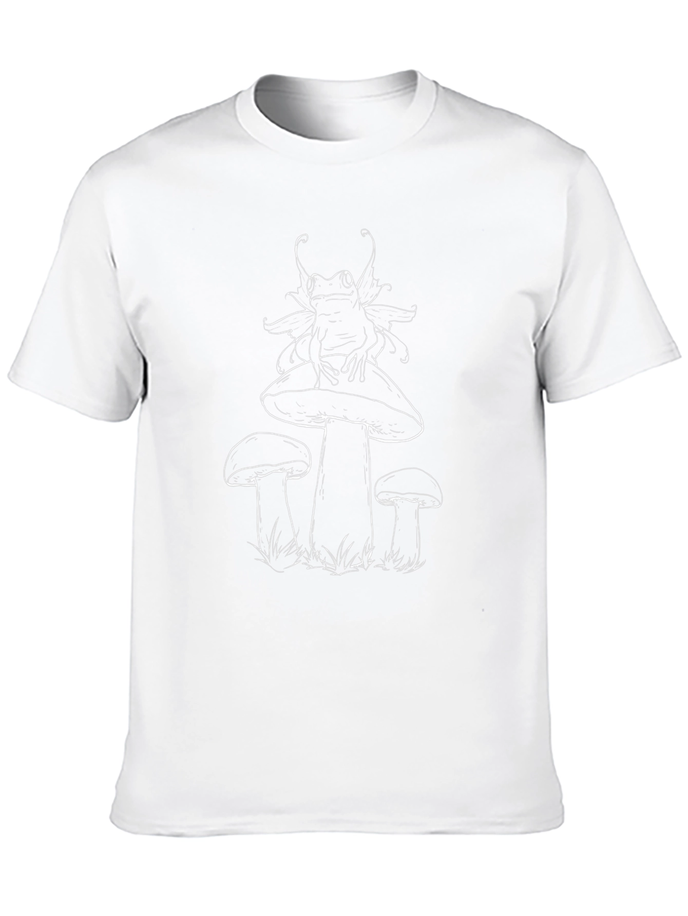 Frog Fairy Mushroom Graphic Tee