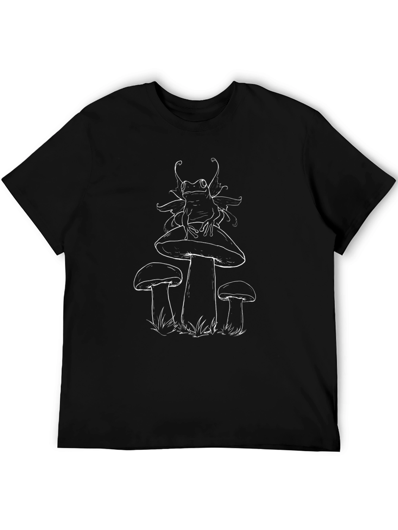 Frog Fairy Mushroom Graphic Tee