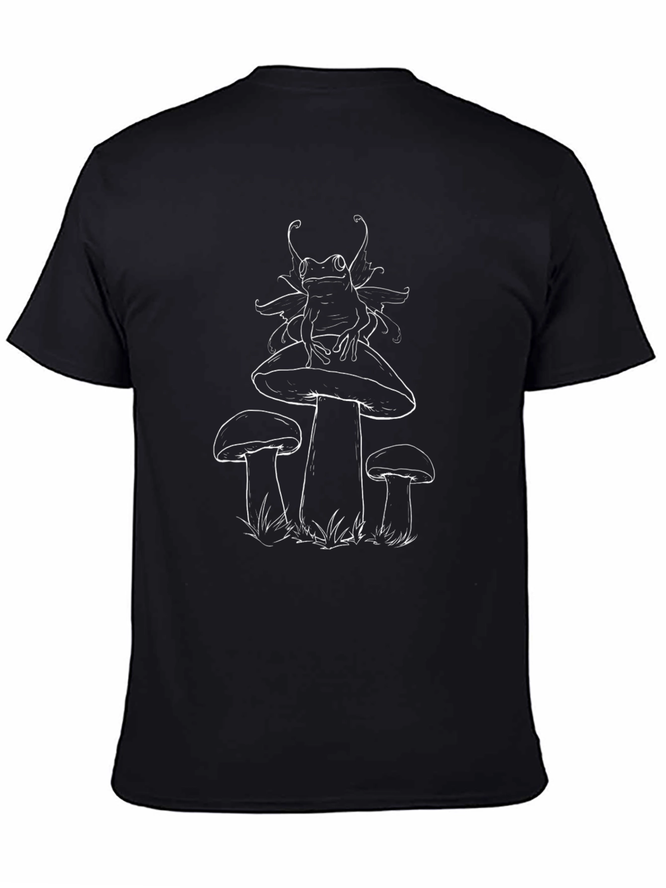 Frog Fairy Mushroom Graphic Tee