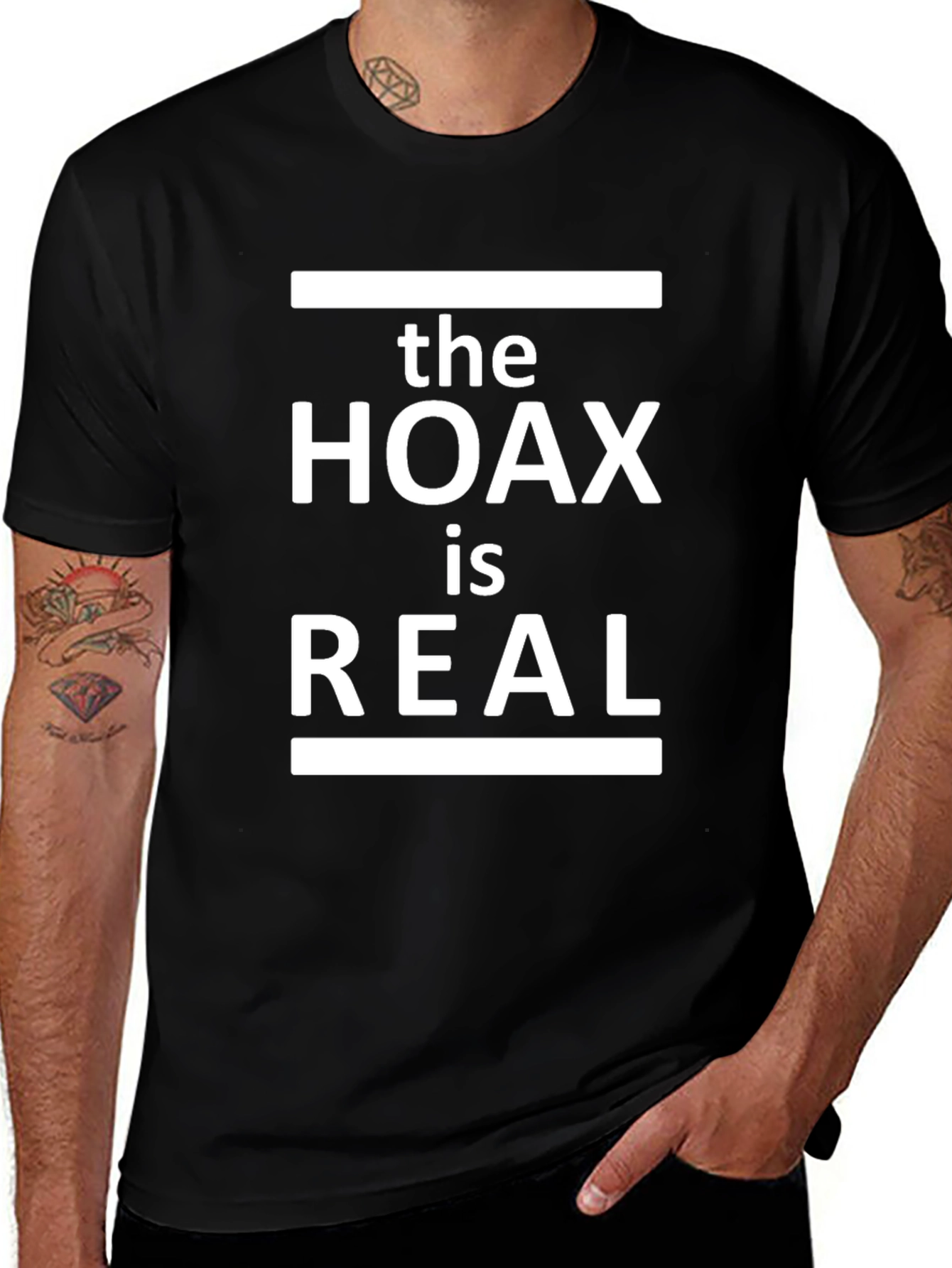 The Hoax Is Real Graphic T-Shirt