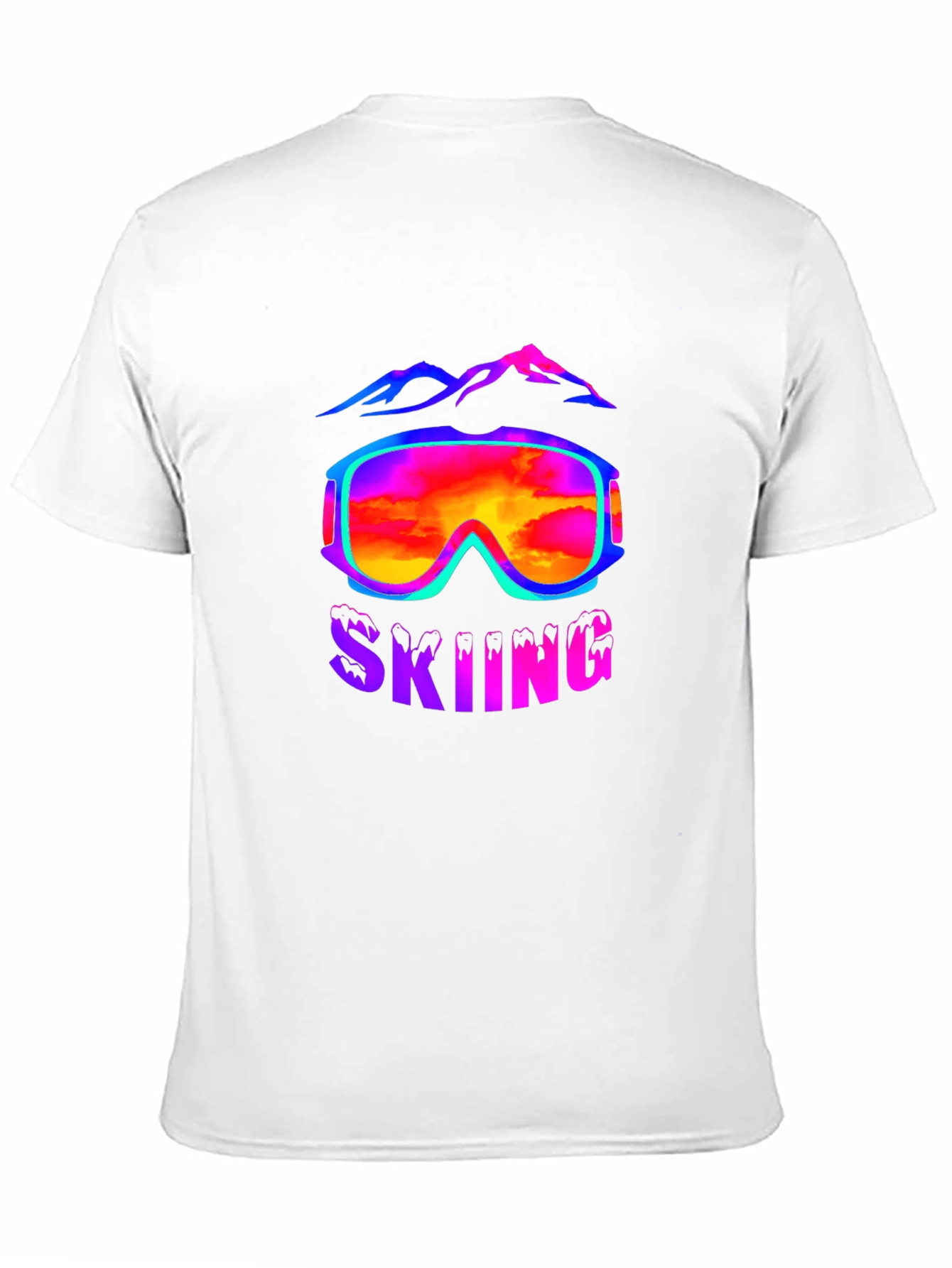 Skiing Goggles T-Shirt - Mountain Adventure Tee