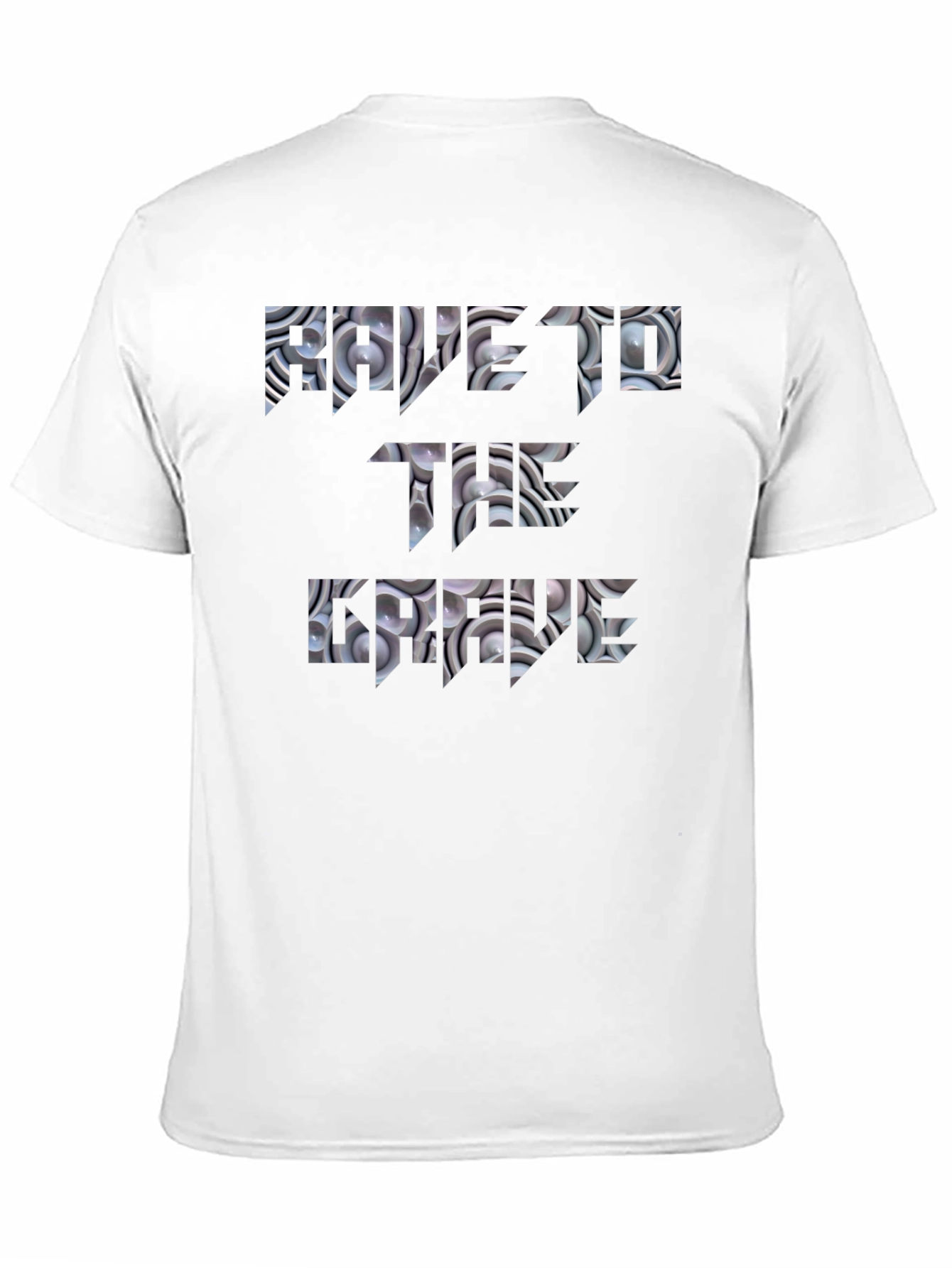 Rave Til The Grave Black Graphic Tee