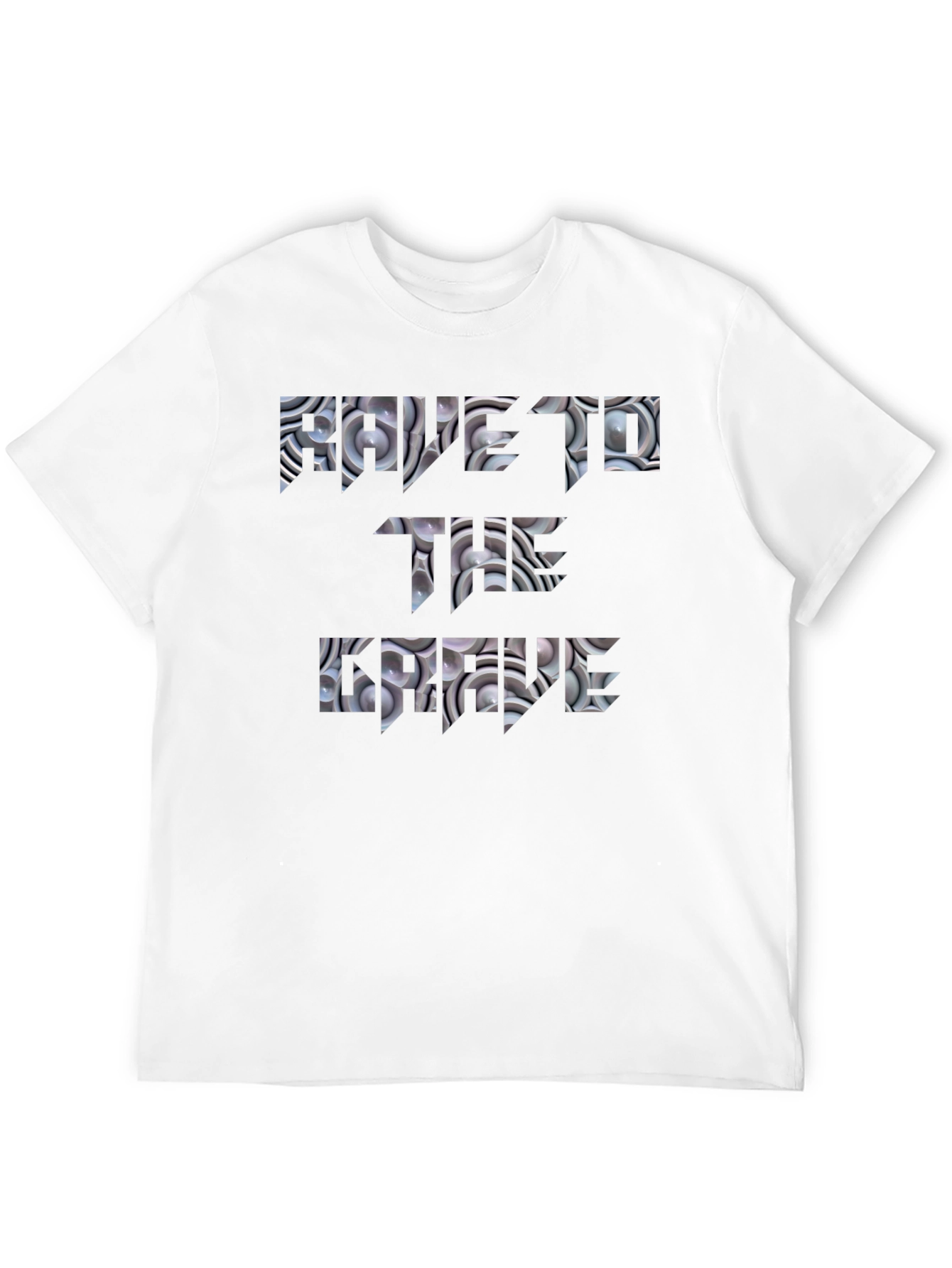 Rave Til The Grave Black Graphic Tee