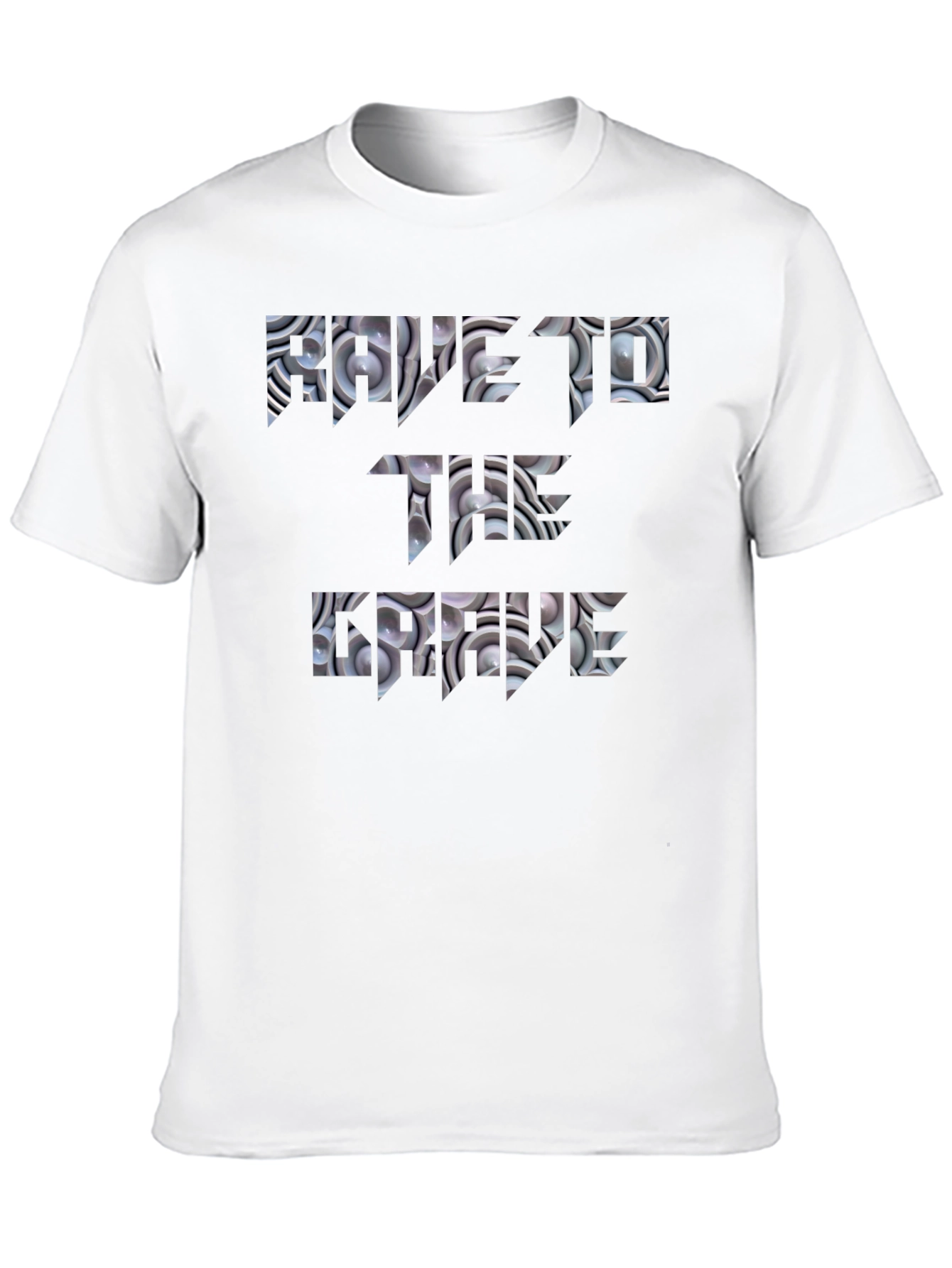 Rave Til The Grave Black Graphic Tee