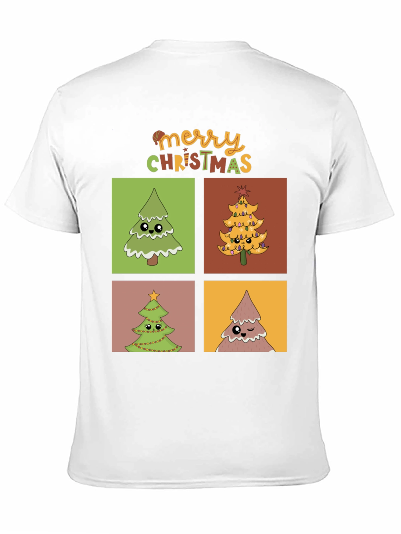 Merry Christmas Trees Graphic Tee