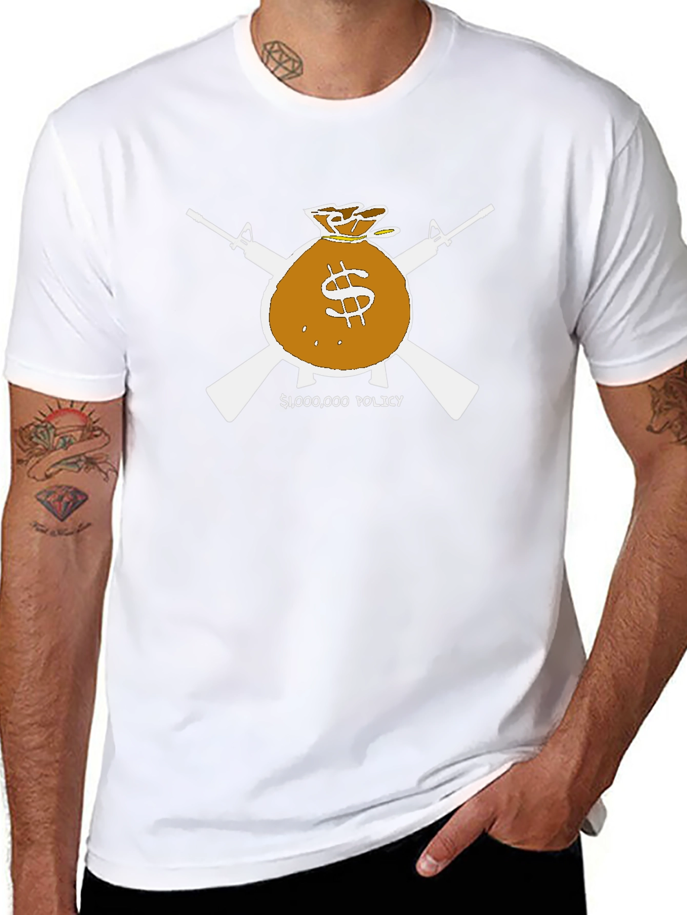 $1000000 Policy Graphic T-Shirt
