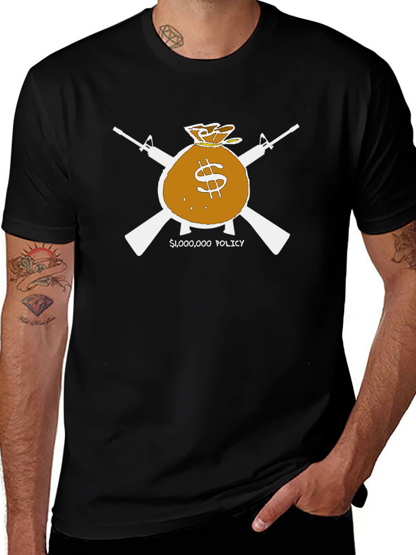 $1000000 Policy Graphic T-Shirt