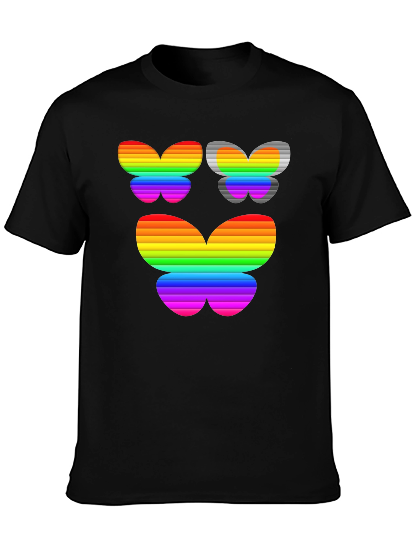 Rainbow Butterfly Graphic Tee