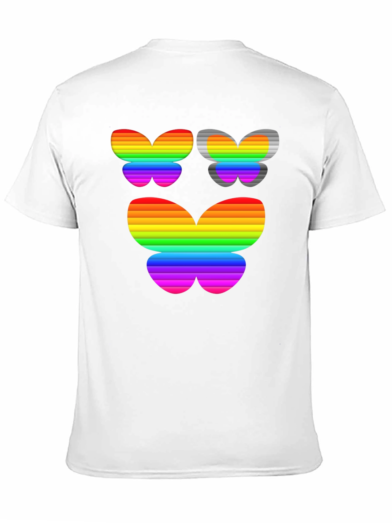 Rainbow Butterfly Graphic Tee