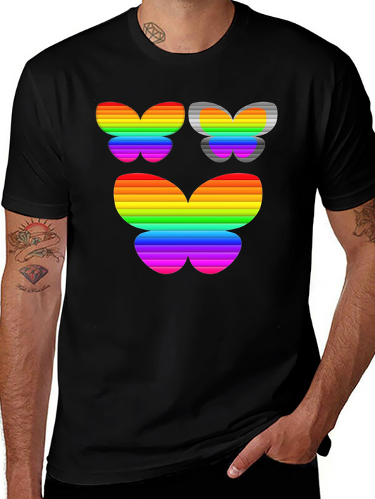 Rainbow Butterfly Graphic Tee