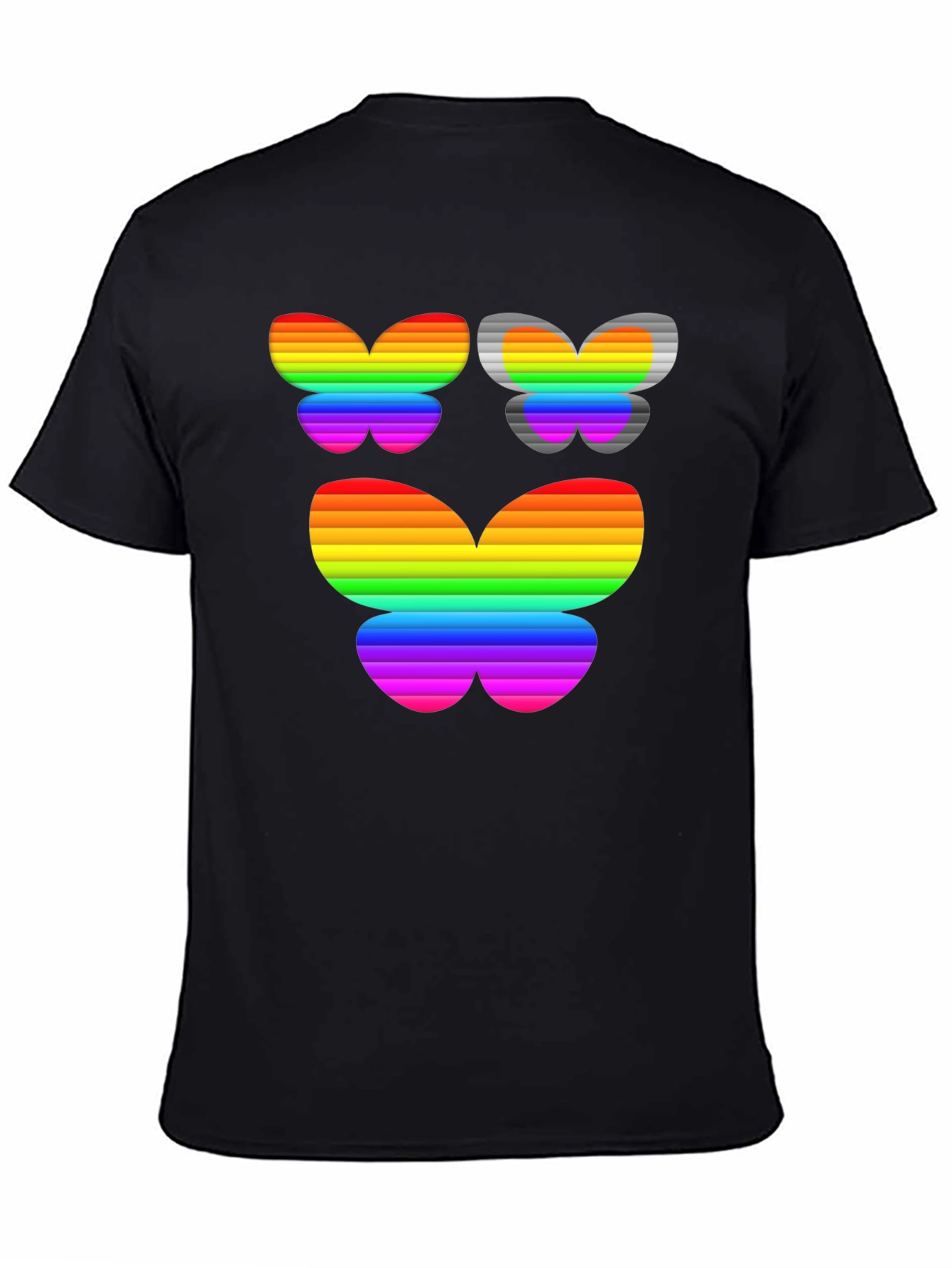 Rainbow Butterfly Graphic Tee